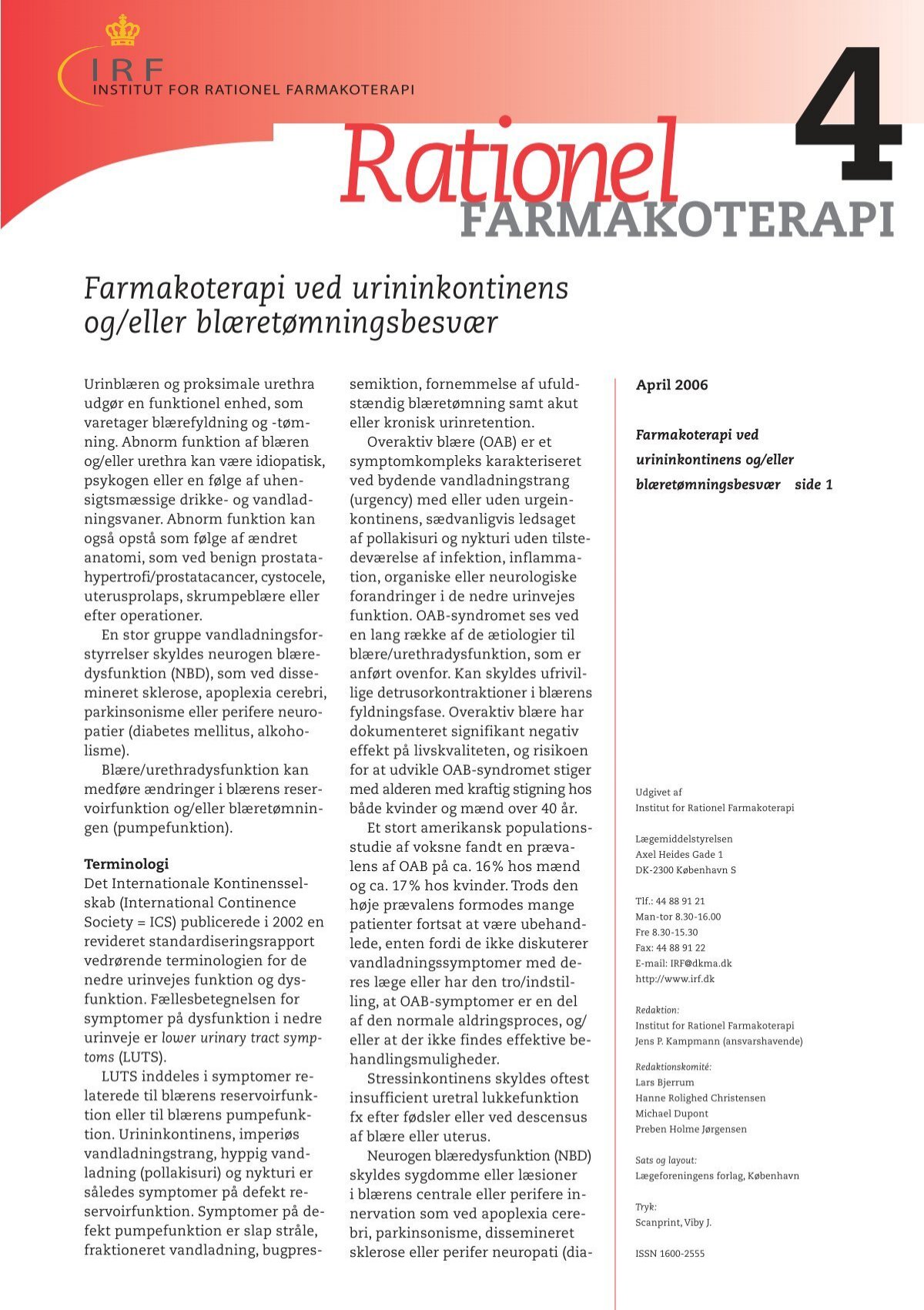 Hele bladet - Institut for Rationel Farmakoterapi