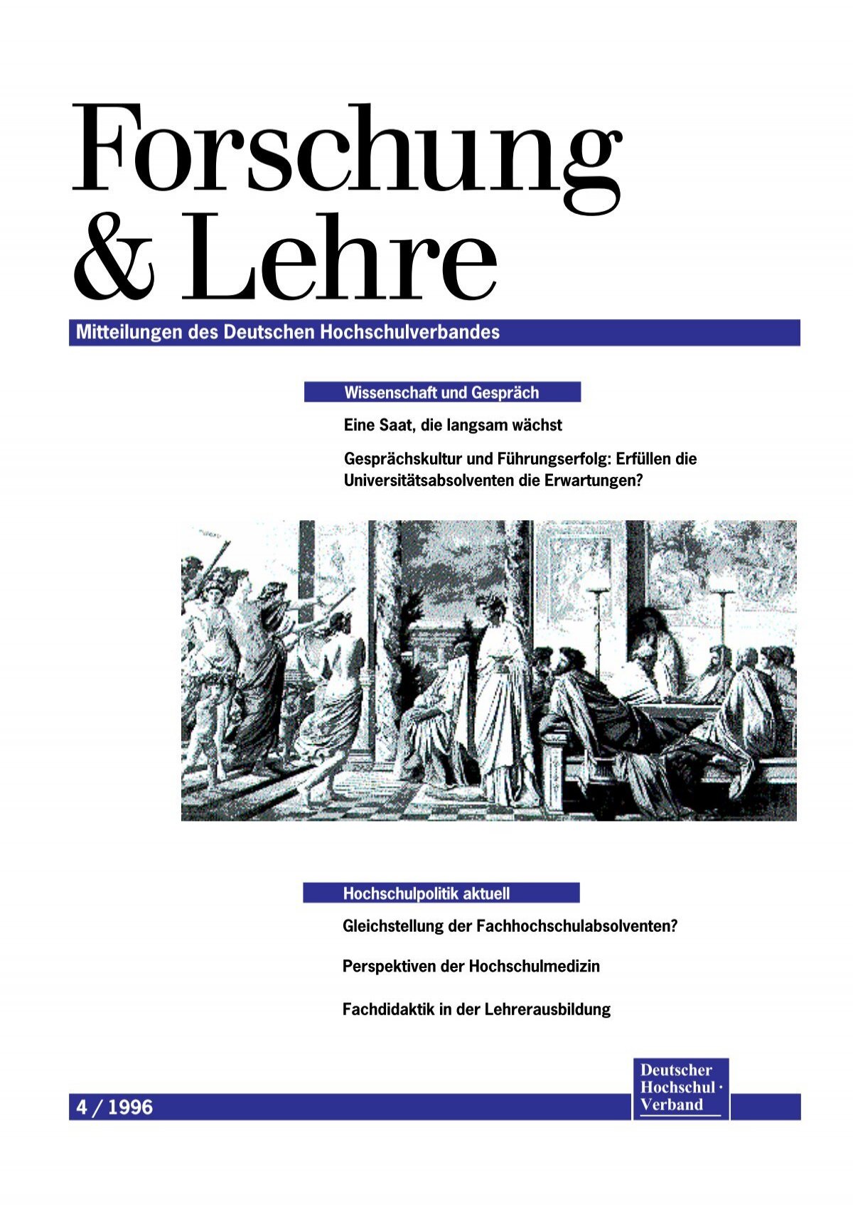 Forschung & Lehre: April 1996