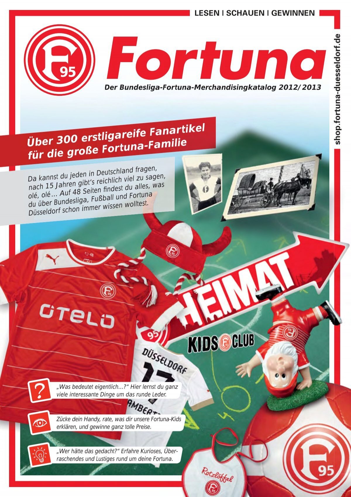 Online Katalog - Offizieller Düsseldorf von Fortuna Fanshop