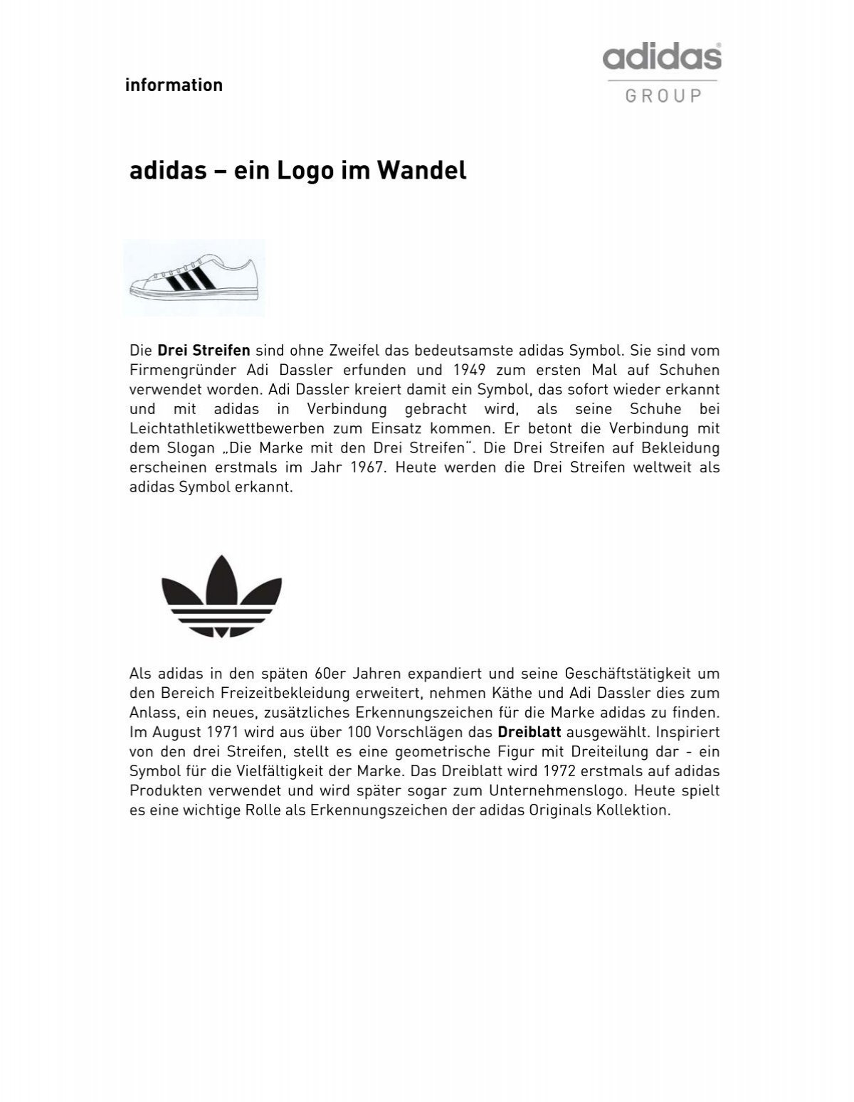 Adidas Ein Logo Im Wandel Adidas Group