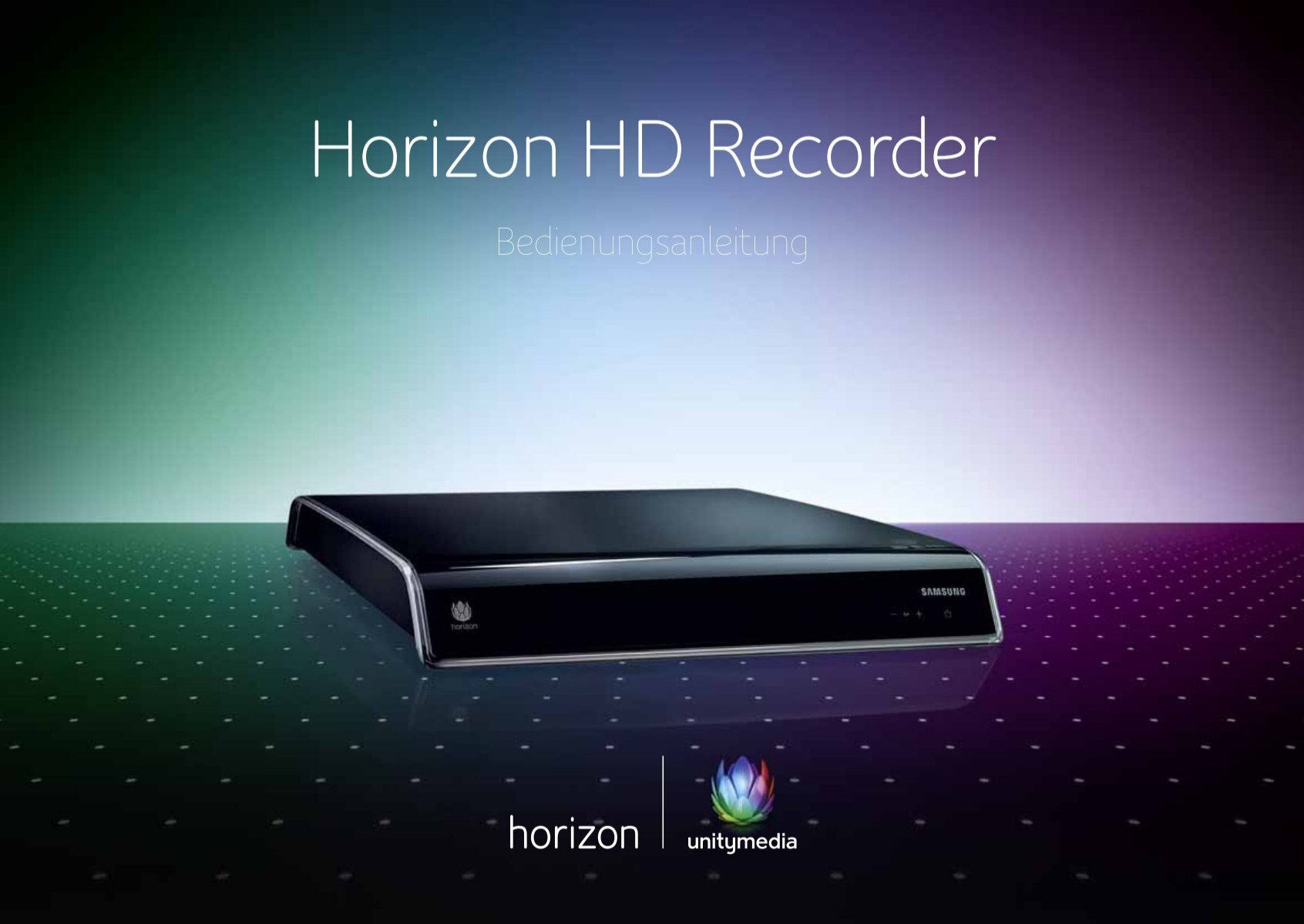 Bedienungsanleitung Horizon HD Recorder (Stand ... - Unitymedia