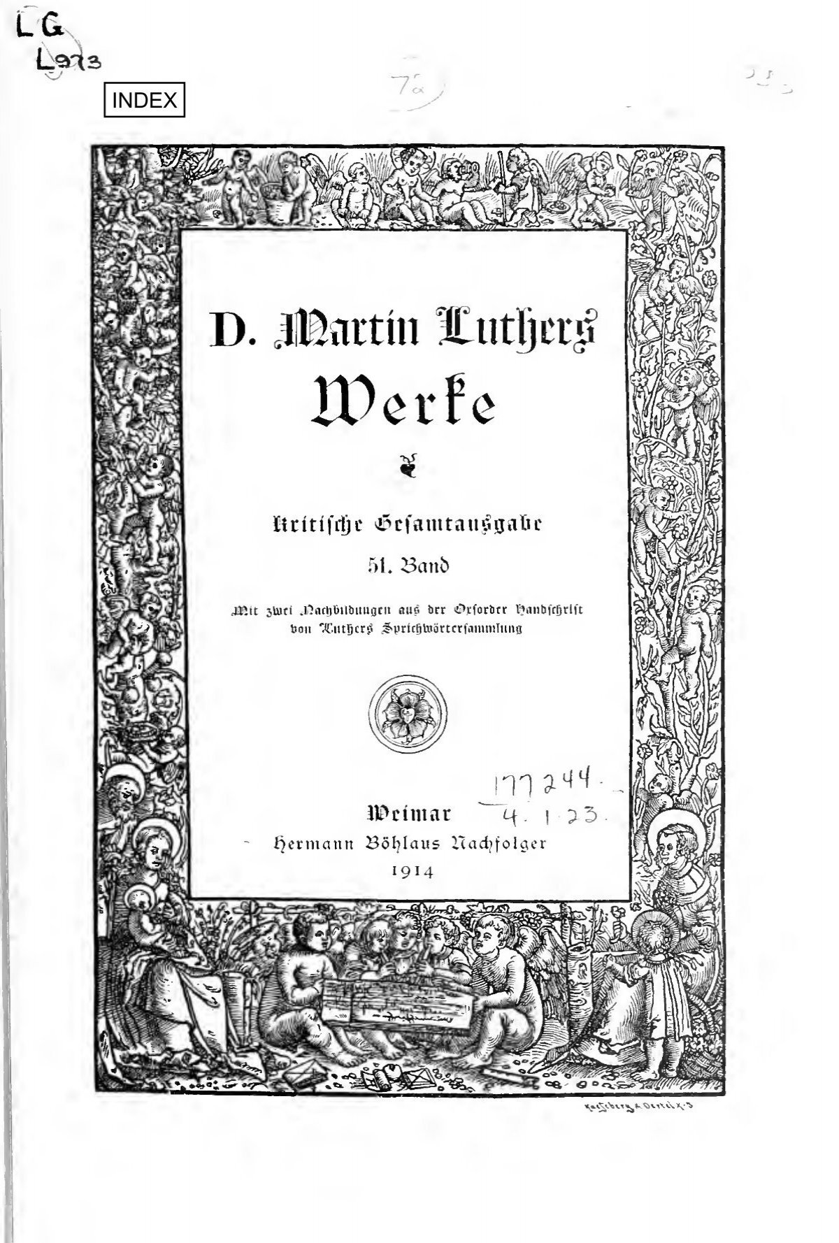 Auslegung Des 23 Und 101 Psalms 1534 36 Maarten Luther