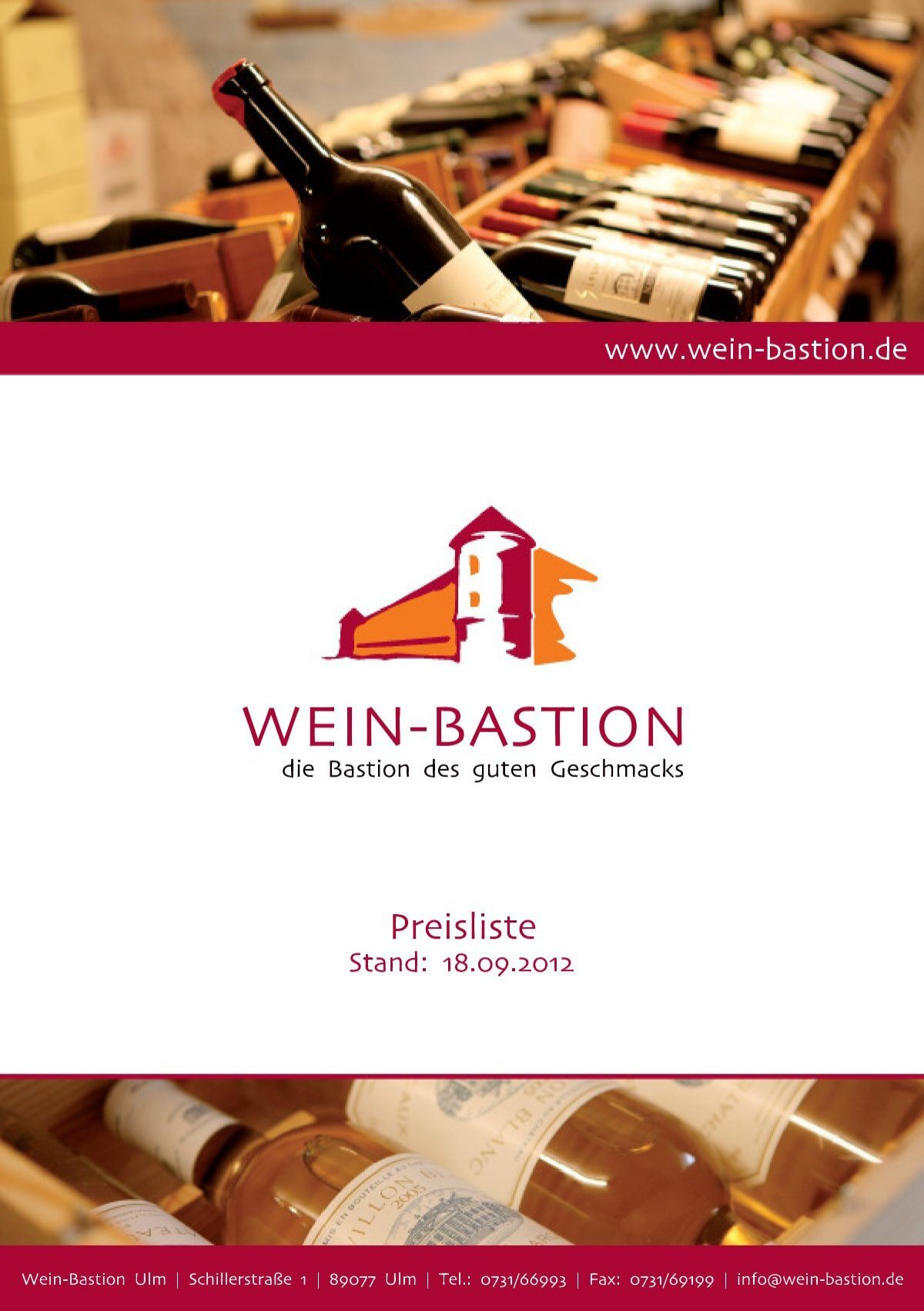 SchillerstraÃŸe 1 - Ulm Wein-Bastion