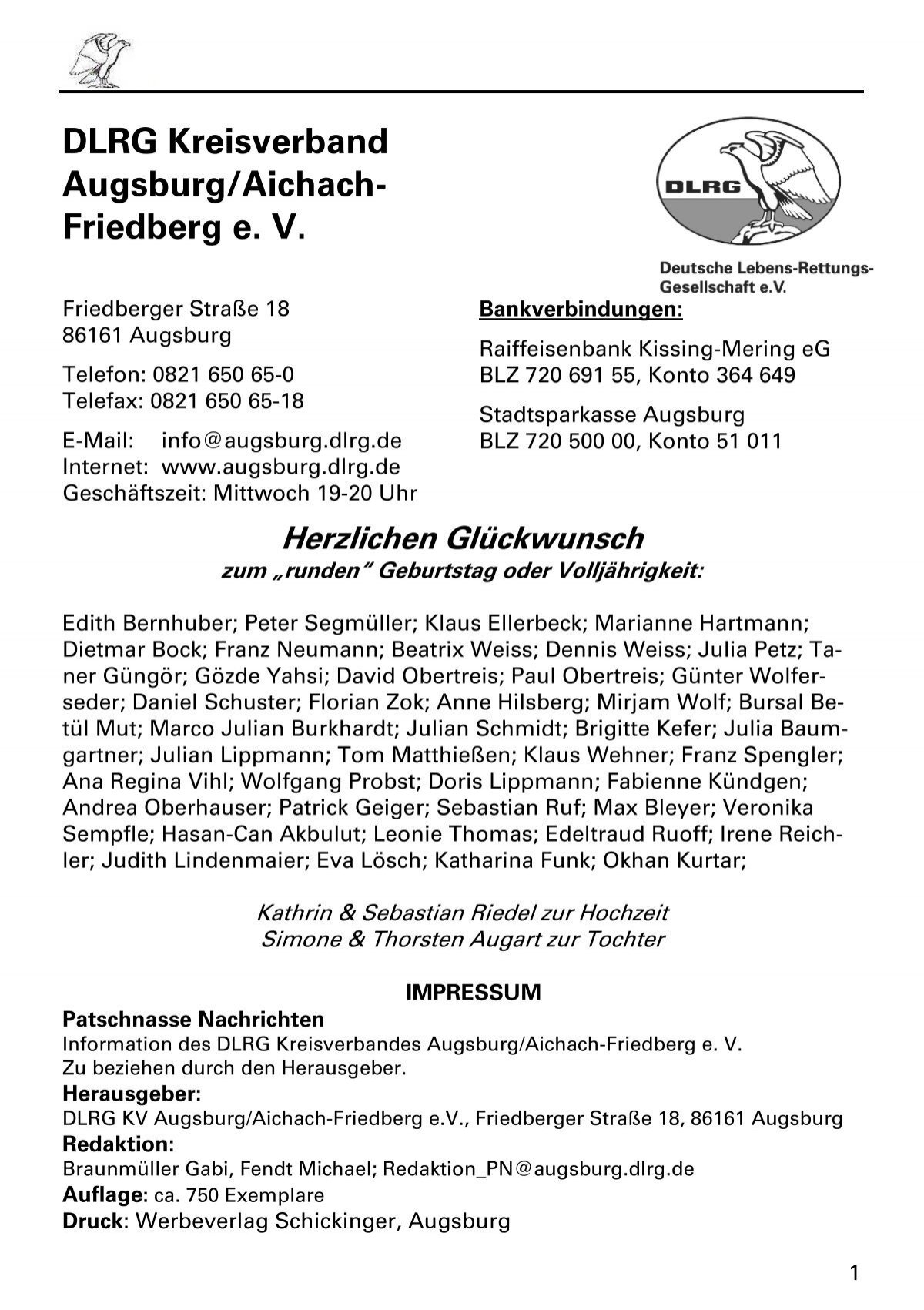 DLRG Kreisverband Augsburg/Aichach- Friedberg e. V.