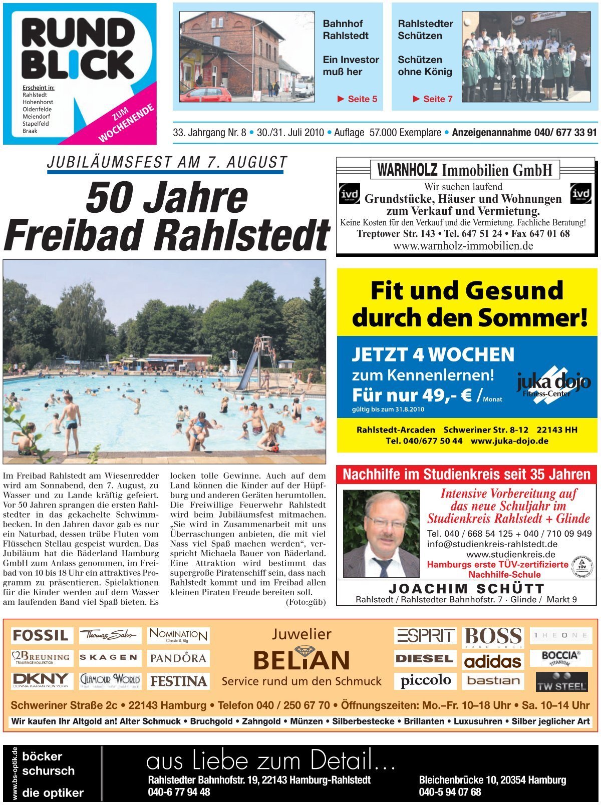 50 Jahre Freibad Rahlstedt