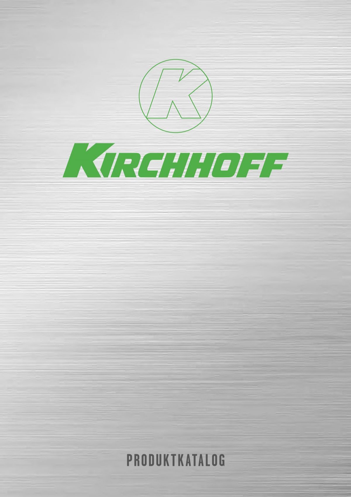Produktkatalog Kirchhoff GmbH & Co. KG