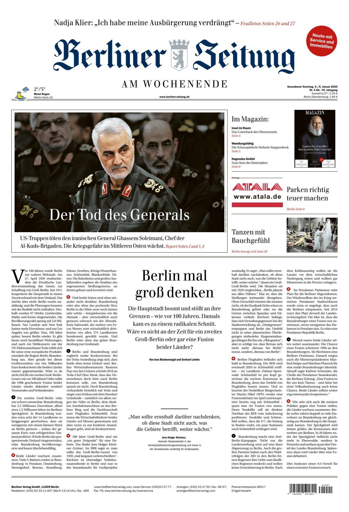 Berliner Zeitung 04.01.2020
