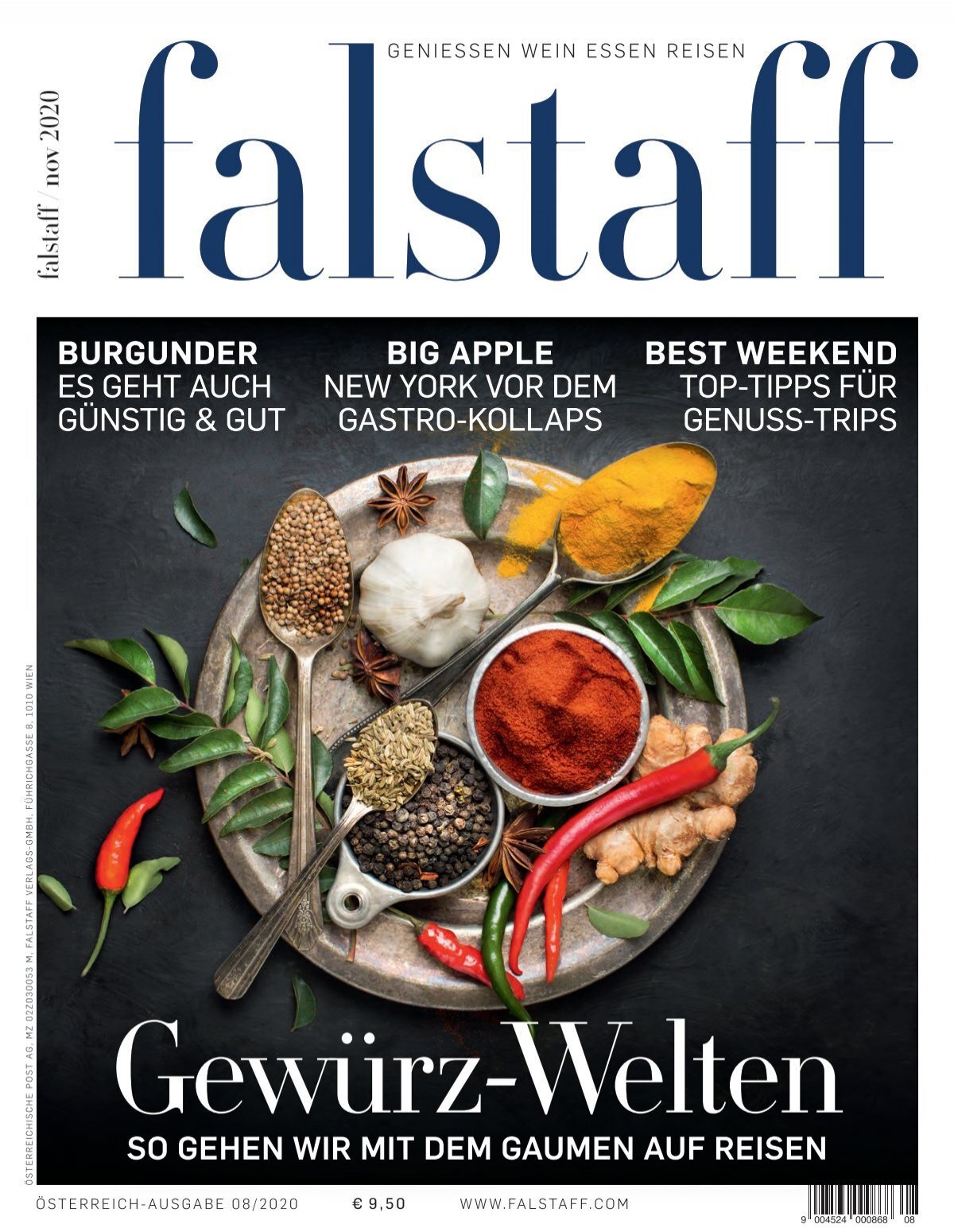 Falstaff Magazin Österreich 08/2020
