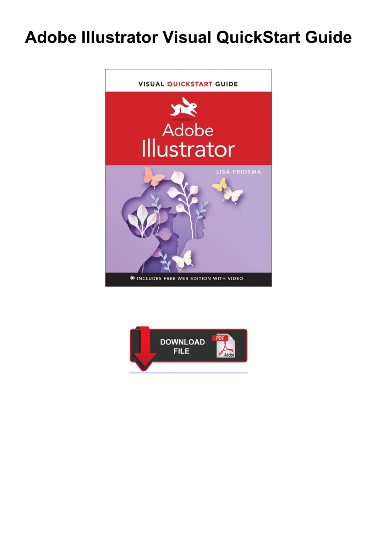 illustrator cs6 visual quickstart guide pdf free download