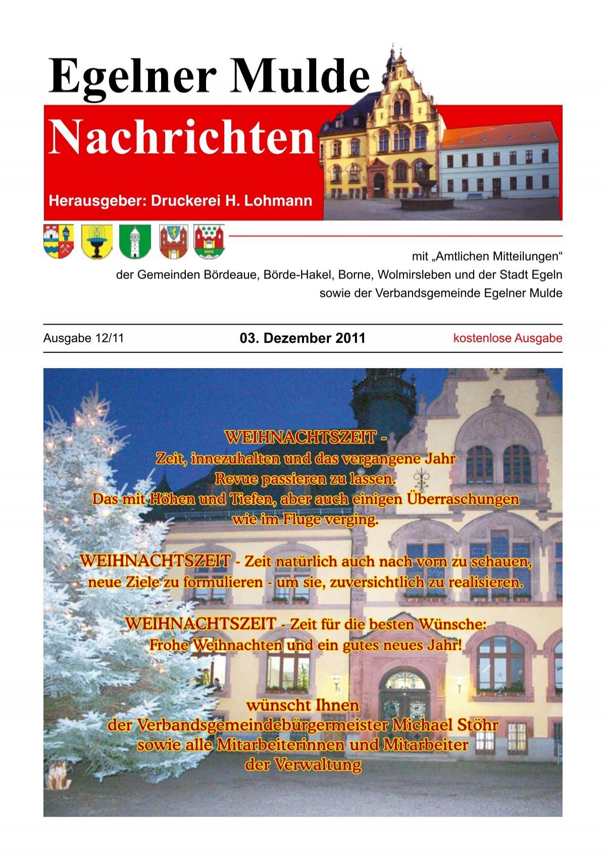 Egelner Nachrichten Dezember 2011 PDF-Dokument - Druckerei