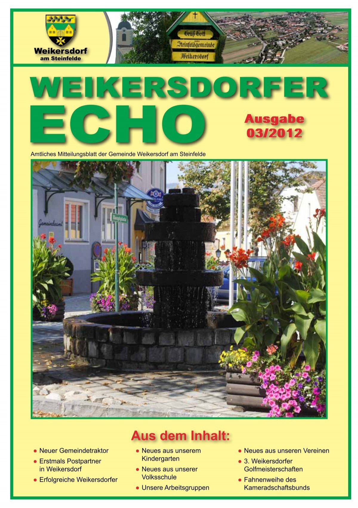 Ausgabe 03/2012 - in der Gemeinde Weikersdorf