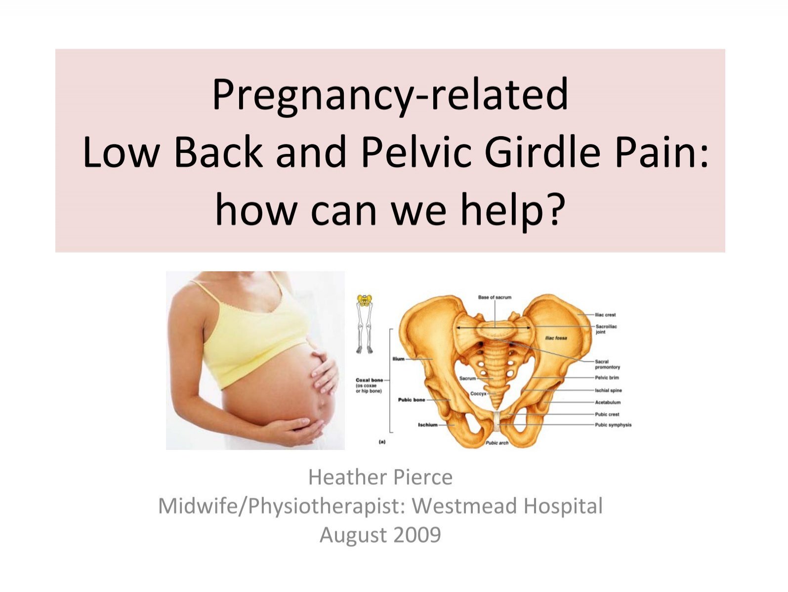 Pelvic Girdle Pain - Advice from an Obstetrician & Gynaecologist –  Bellamoon USA