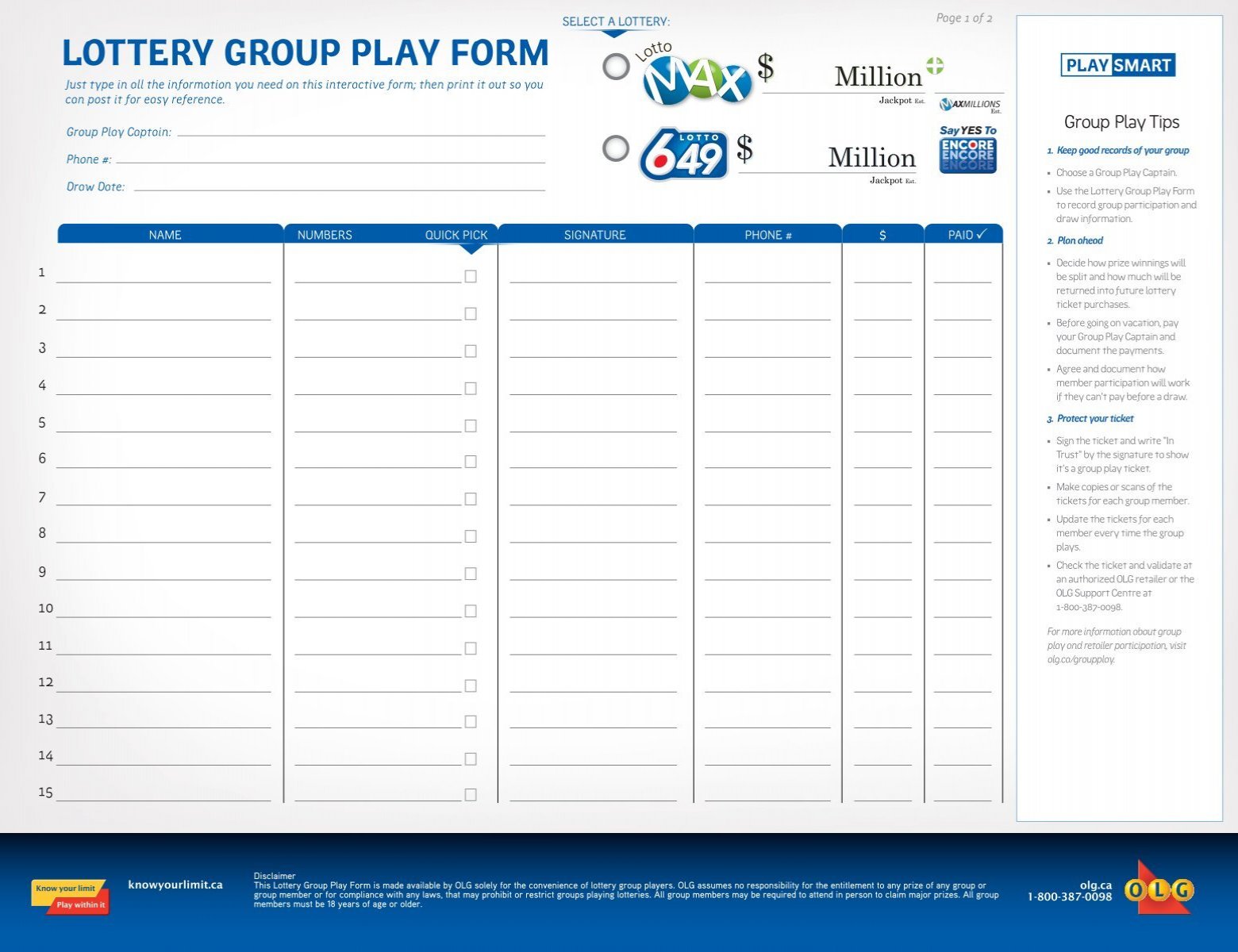 lotto 649 group play