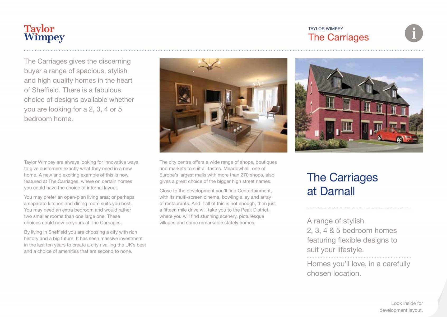 The Carriages At Darnall Taylor Wimpey