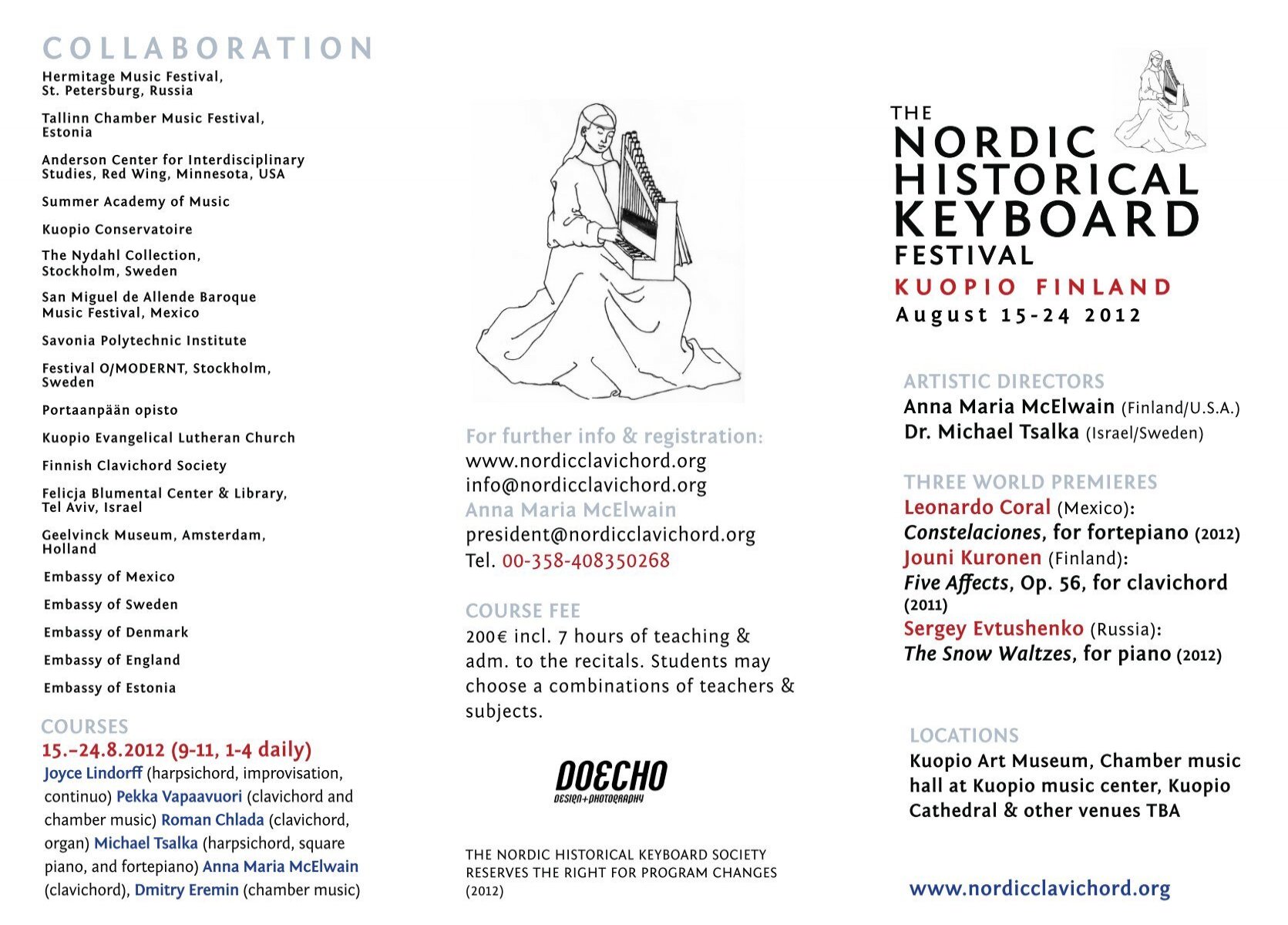 pdf version of program - Nordic Historical Keyboard Festival