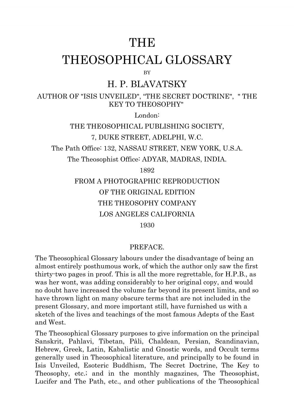 Blavatsky, Helena - The Theosophical Glossary.pdf - Weltordnung.ch