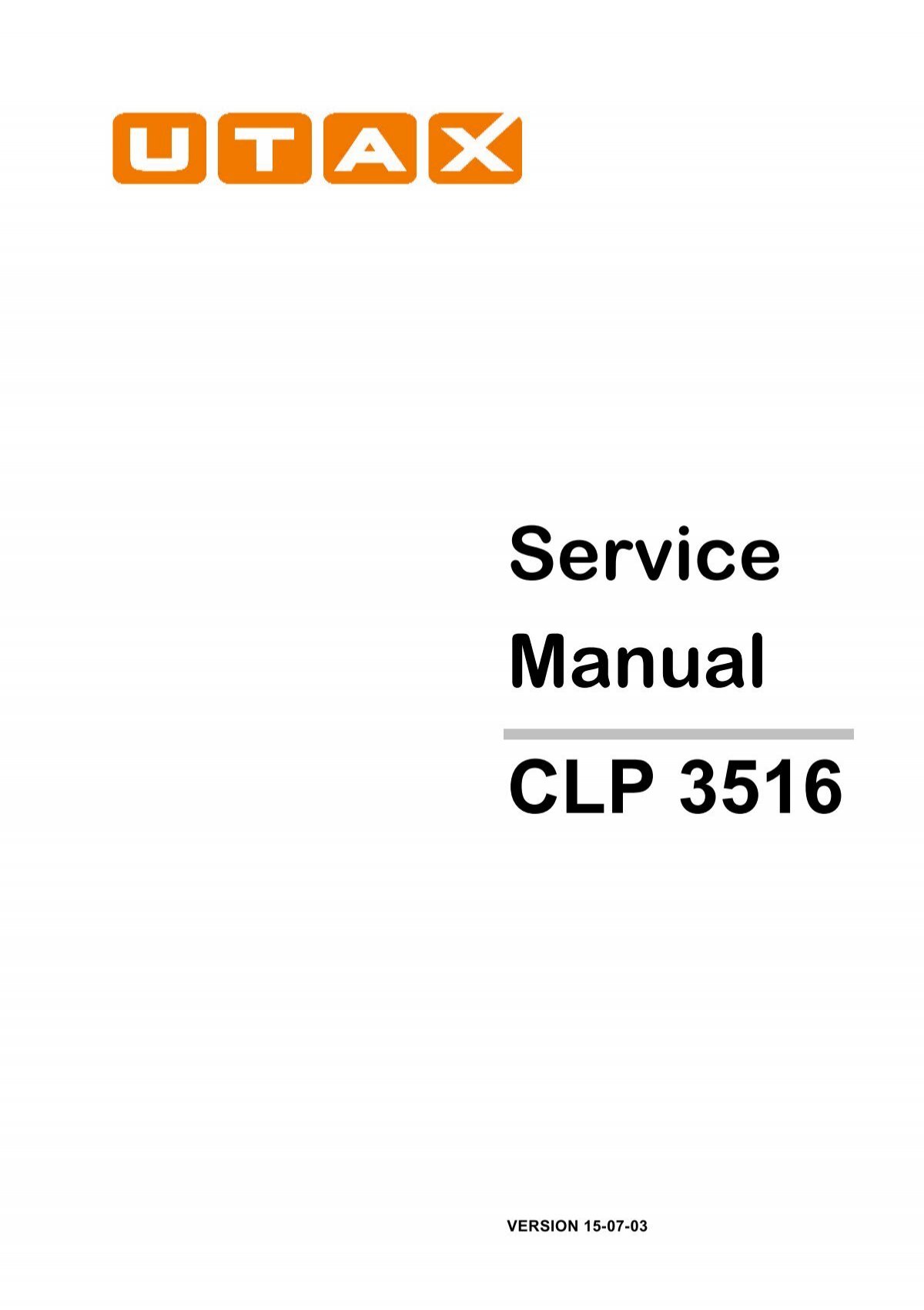 Fs C5016n Service Manual