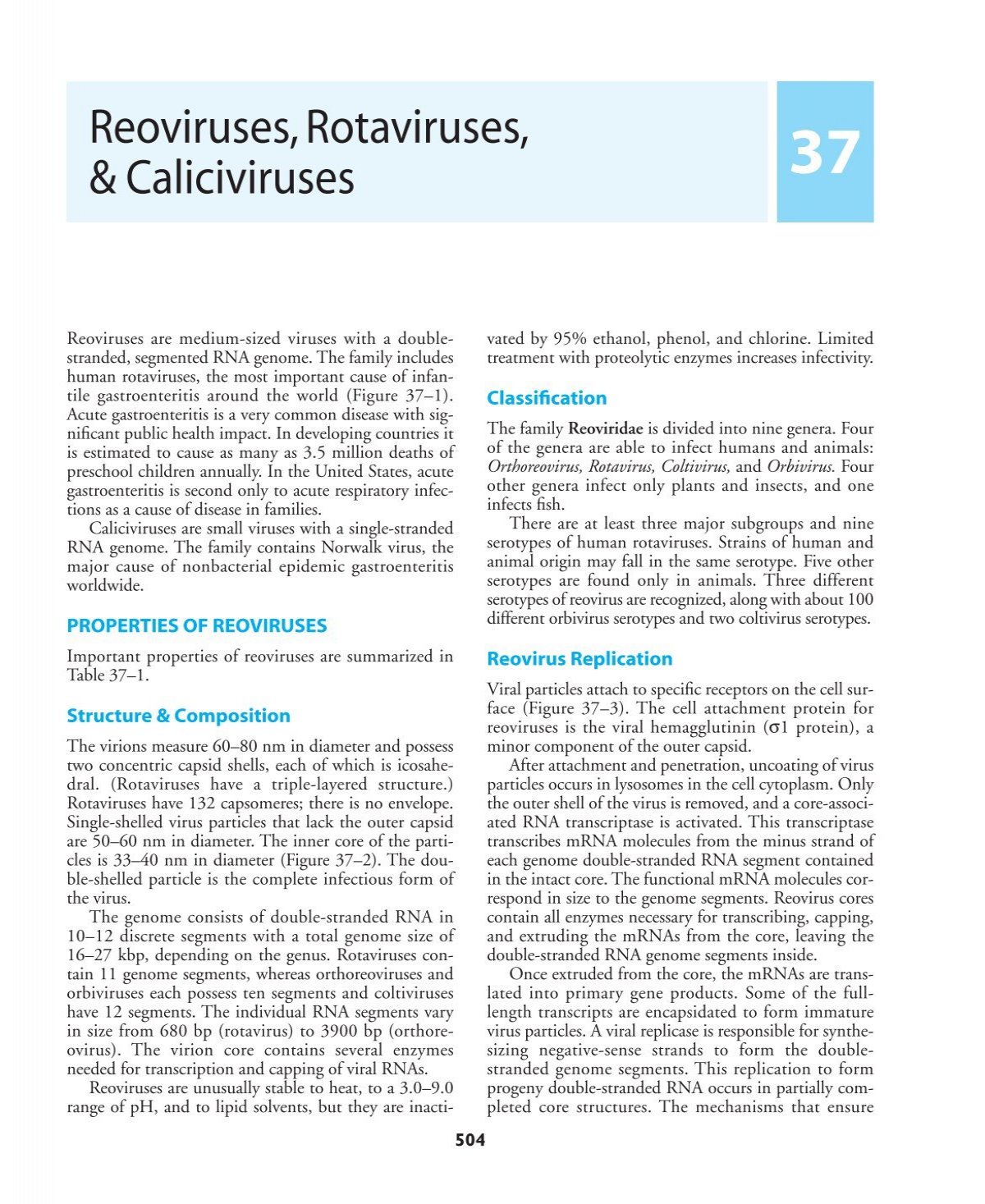 Reoviruses Rotaviruses Amp Caliciviruses