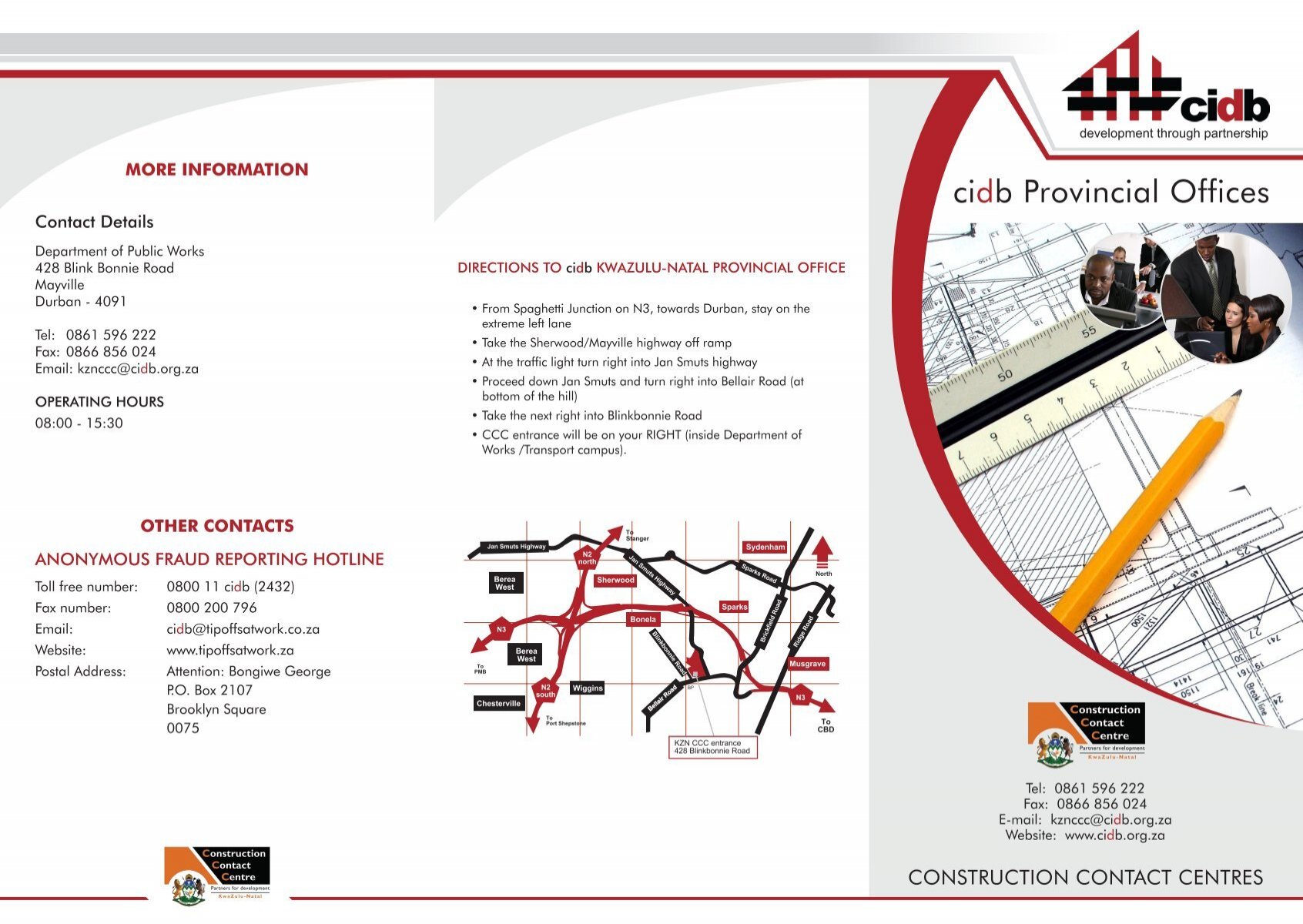 Kwa Zulu Natal Cidb Provincial Office Brochure Construction