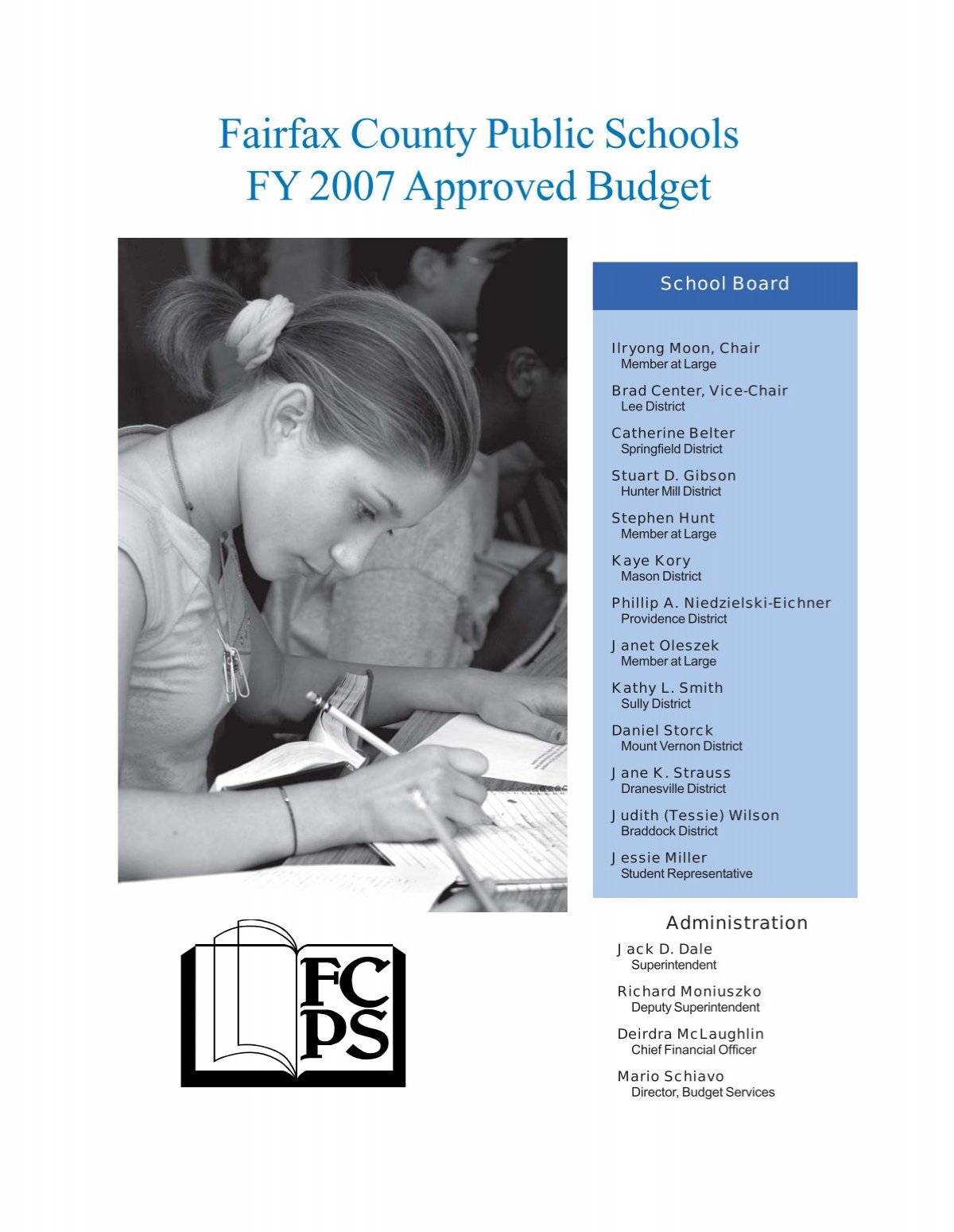 00 inside front cover.pmd - Fairfax County Public Schools