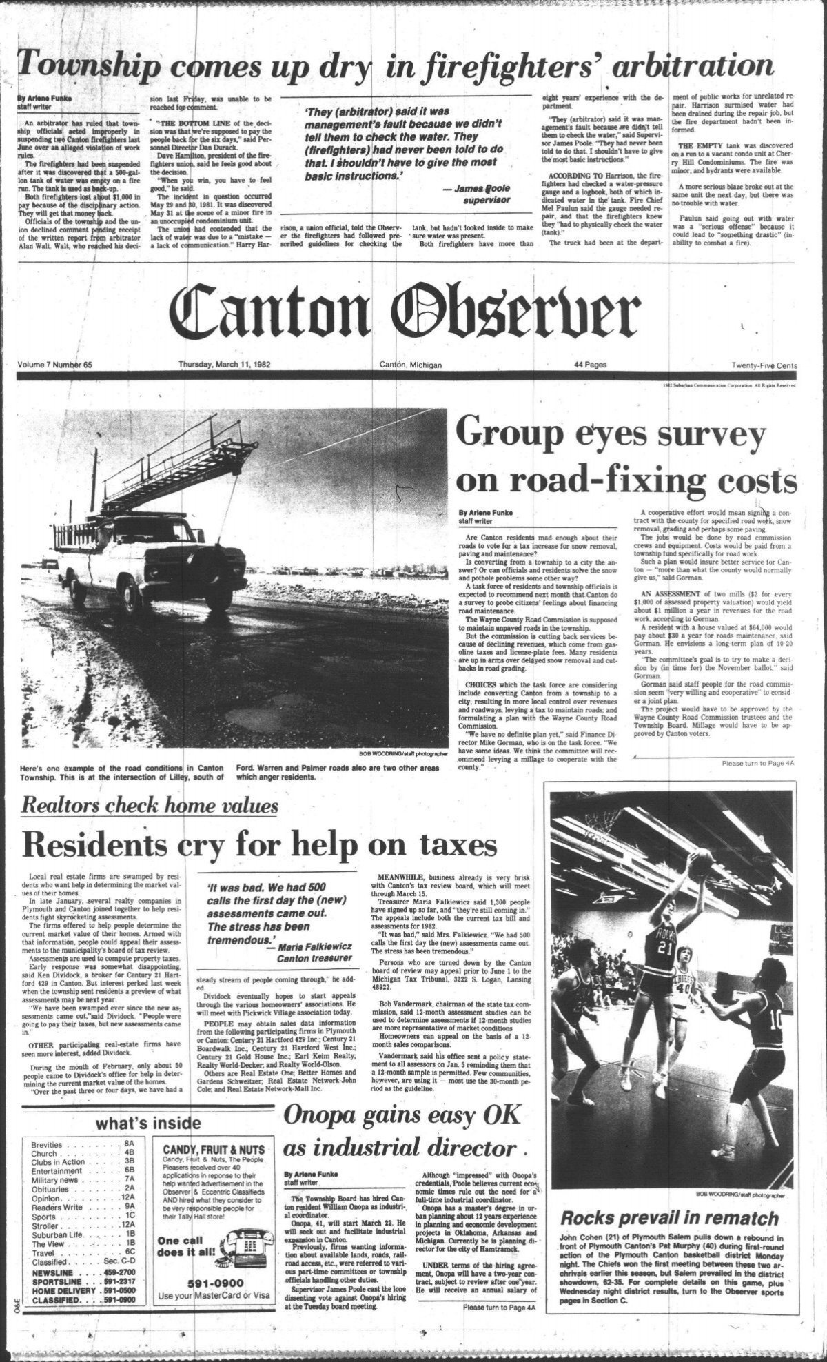 Canton Observer for March 11, 1982 - Canton Public Library