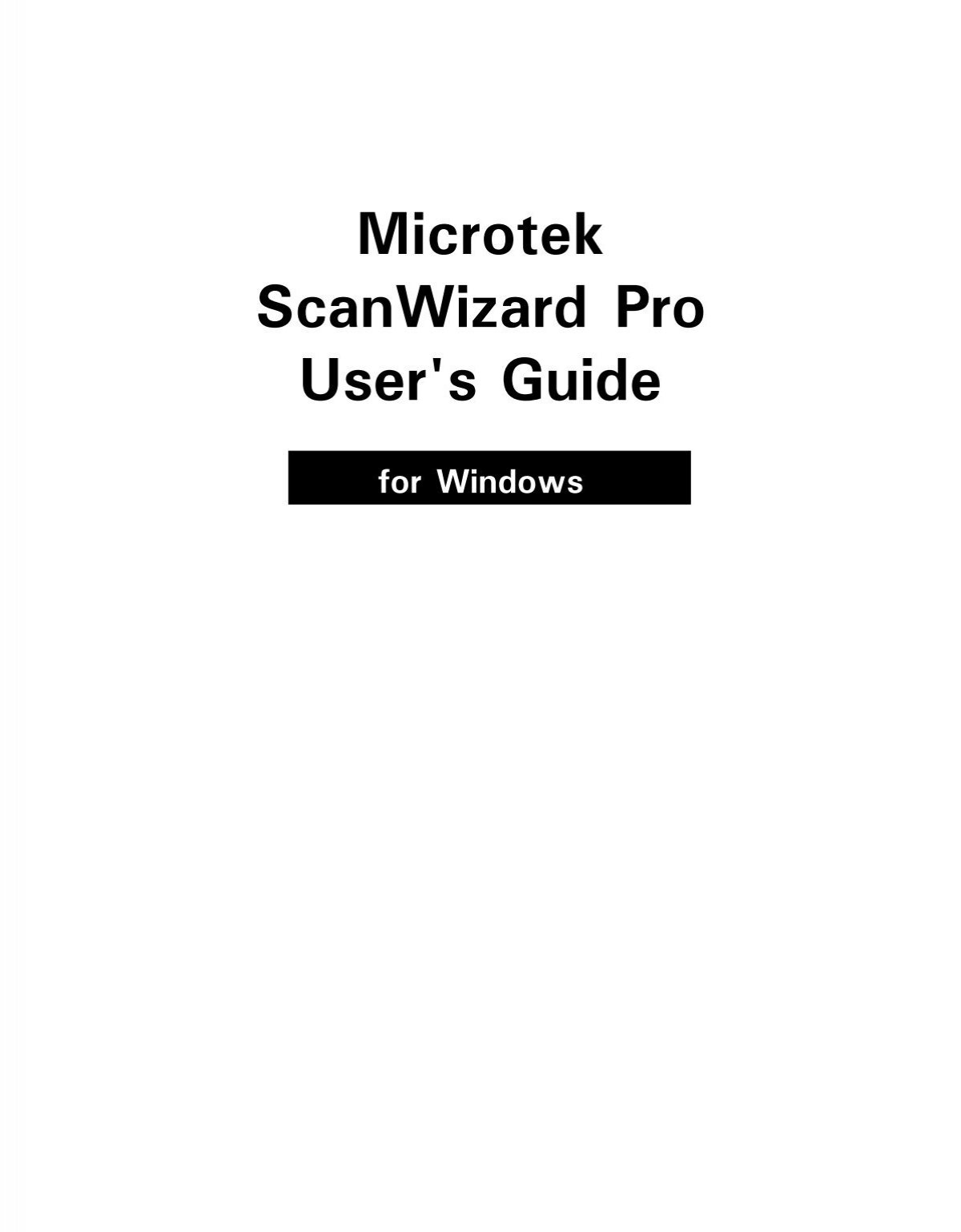 microtek scanwizard pro download windows 10