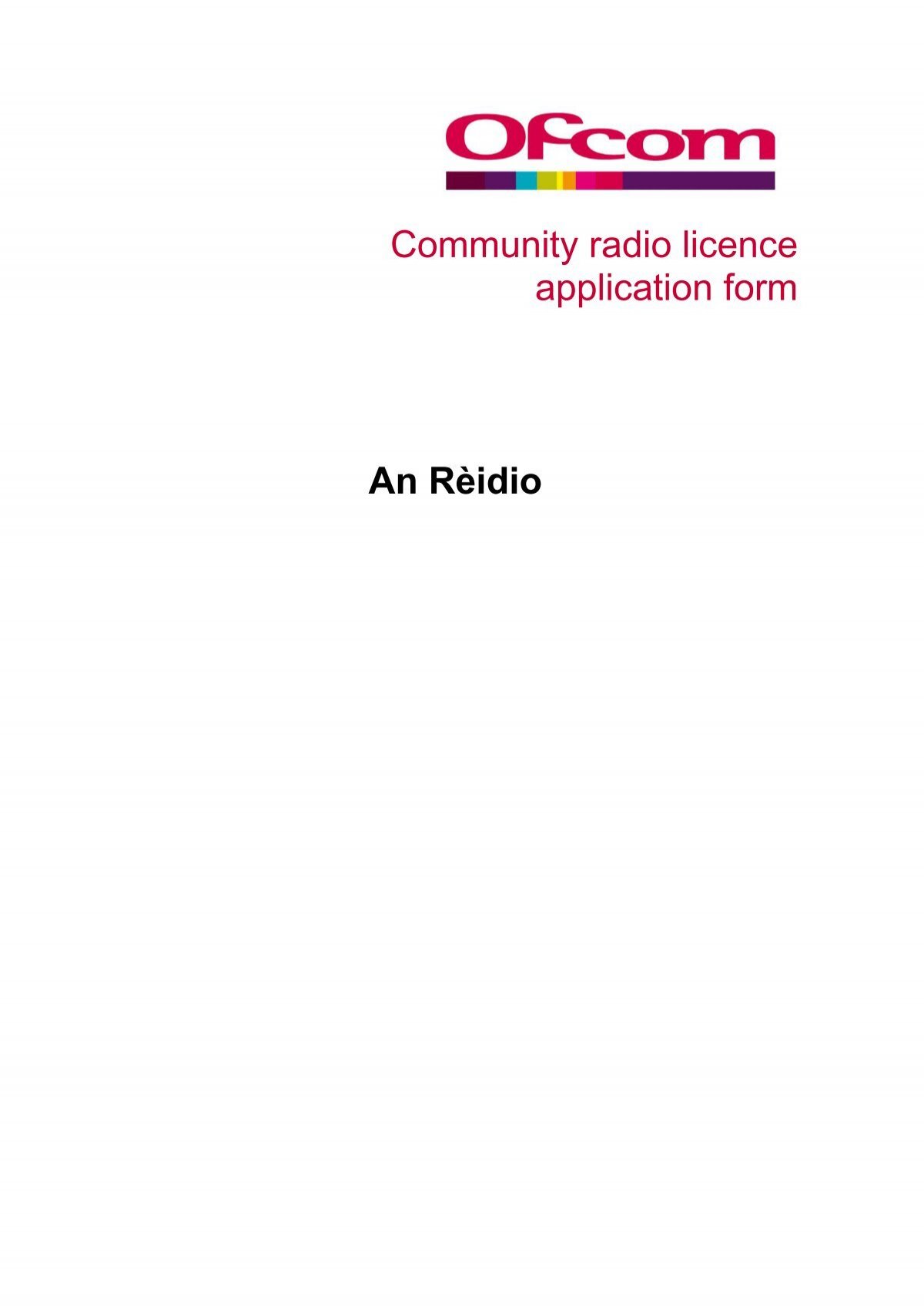 community-radio-licence-application-form-an-r-idio-ofcom-licensing