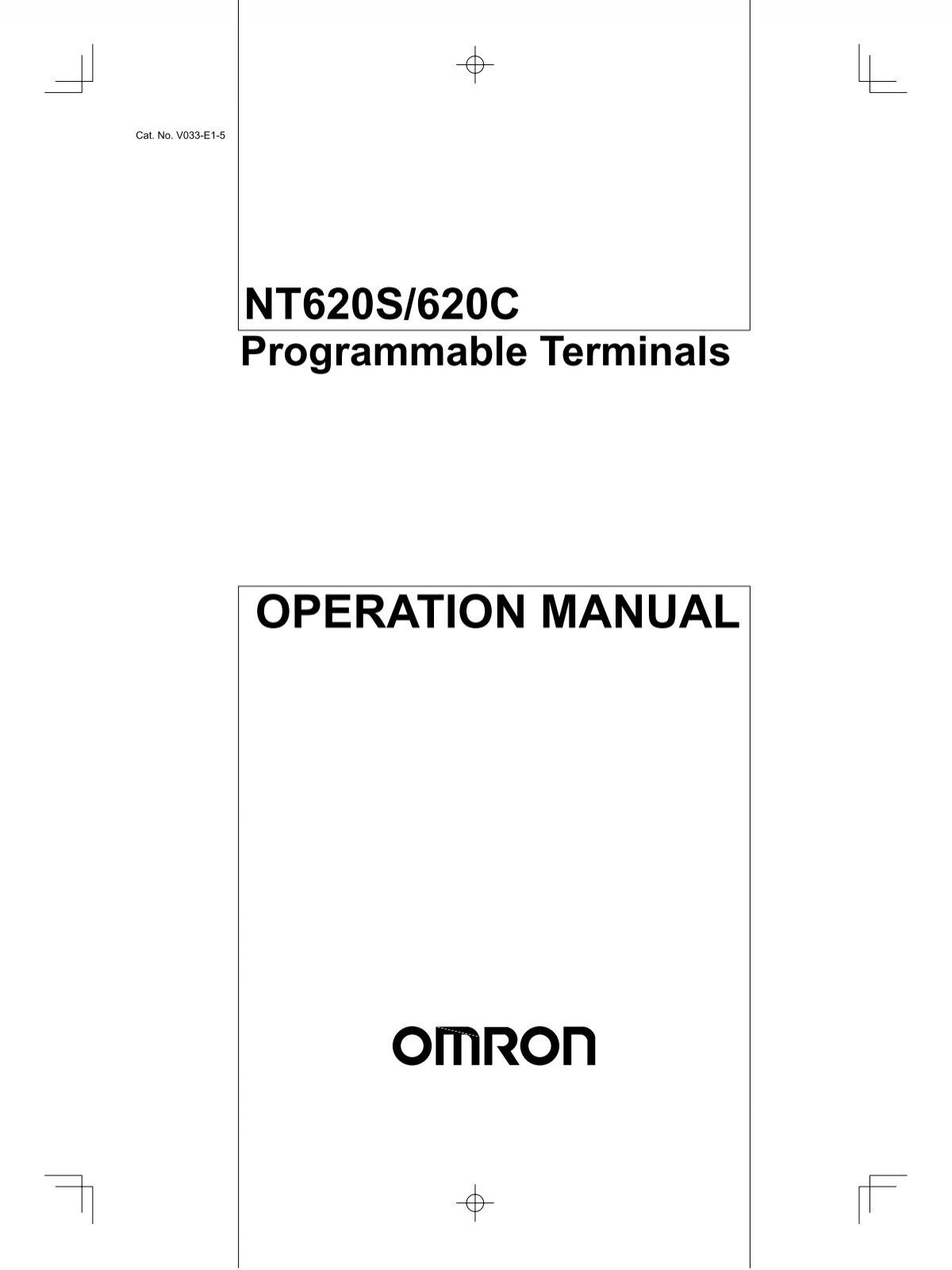 Nt6s 6c Operation Manual Anglais