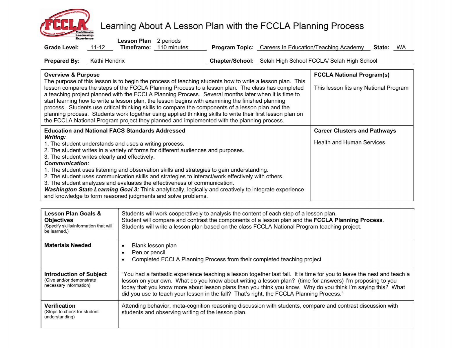 learning-about-a-lesson-plan-with-the-fccla-planning-process