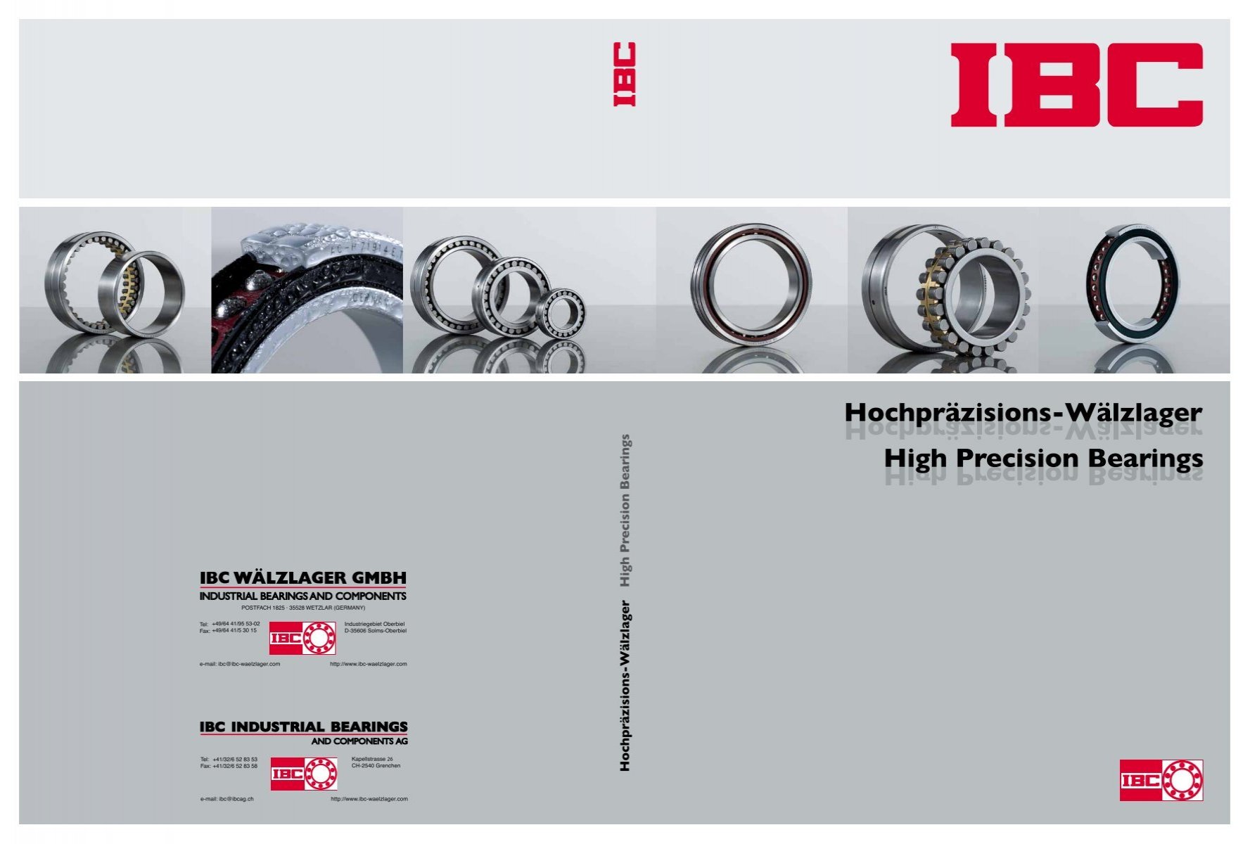 Hochpräzisions-Wälzlager High Precision Bearings