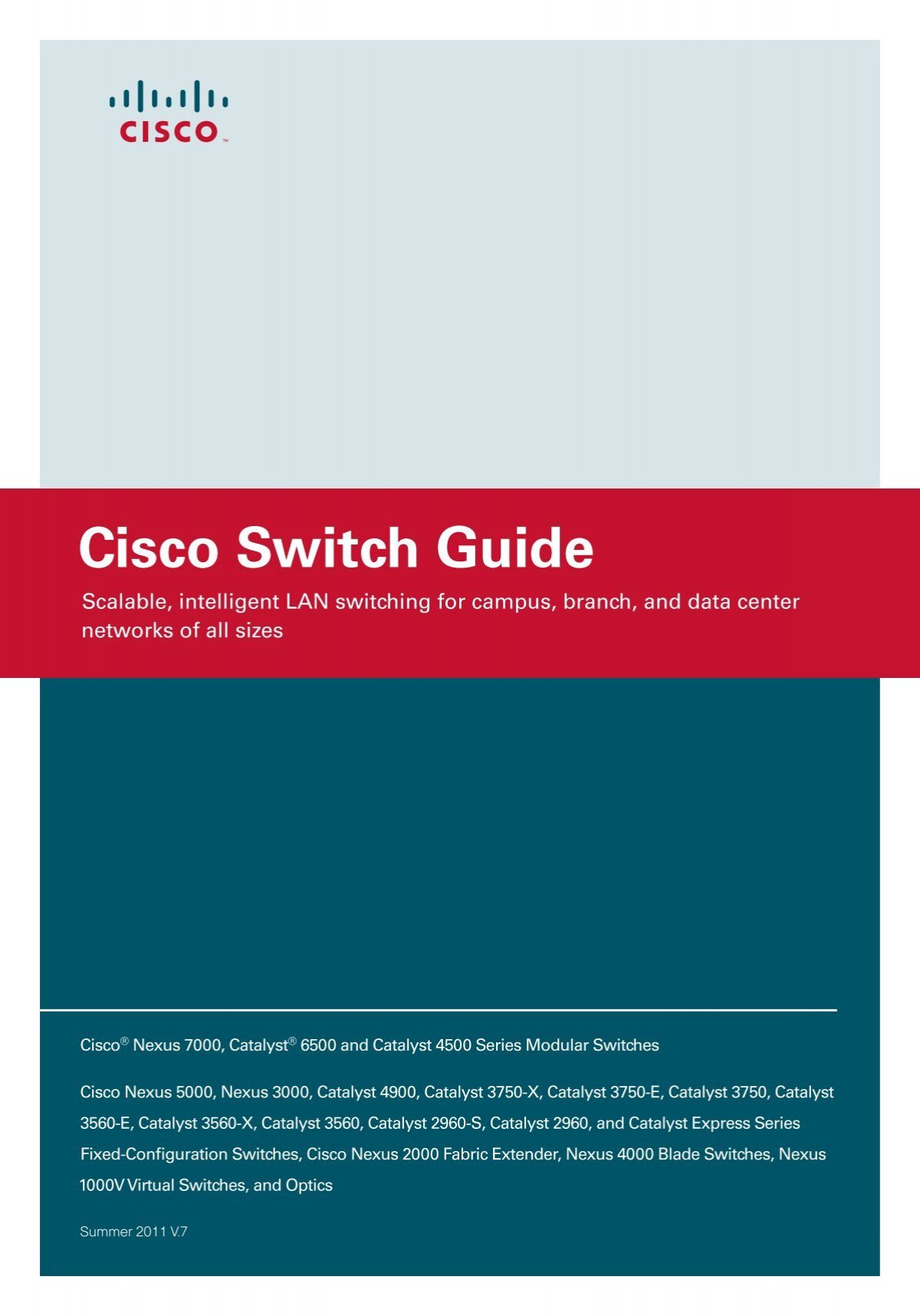 Cisco Catalyst Switch Guide - goCCTV