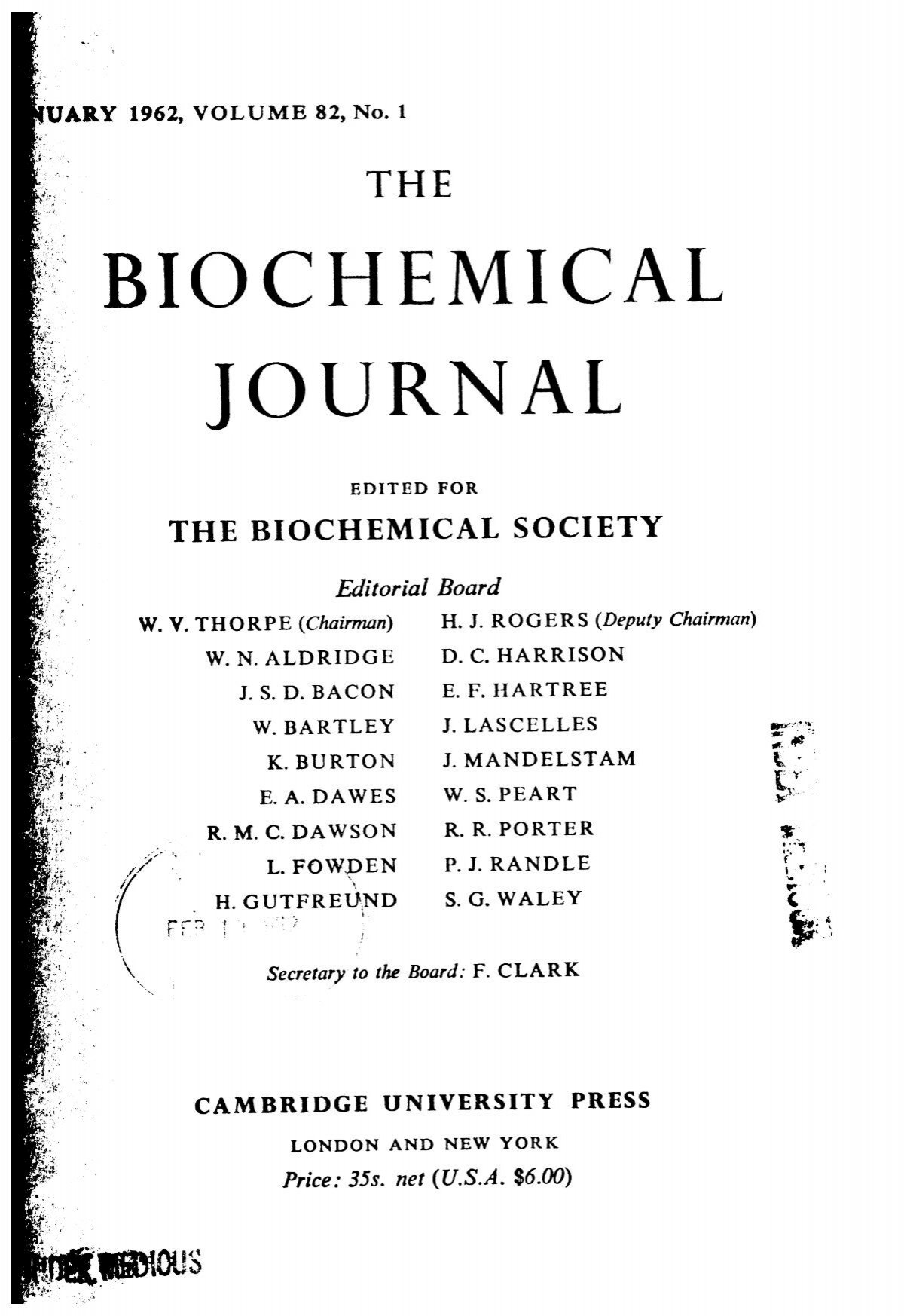 Administrative Content Biochemical Journal