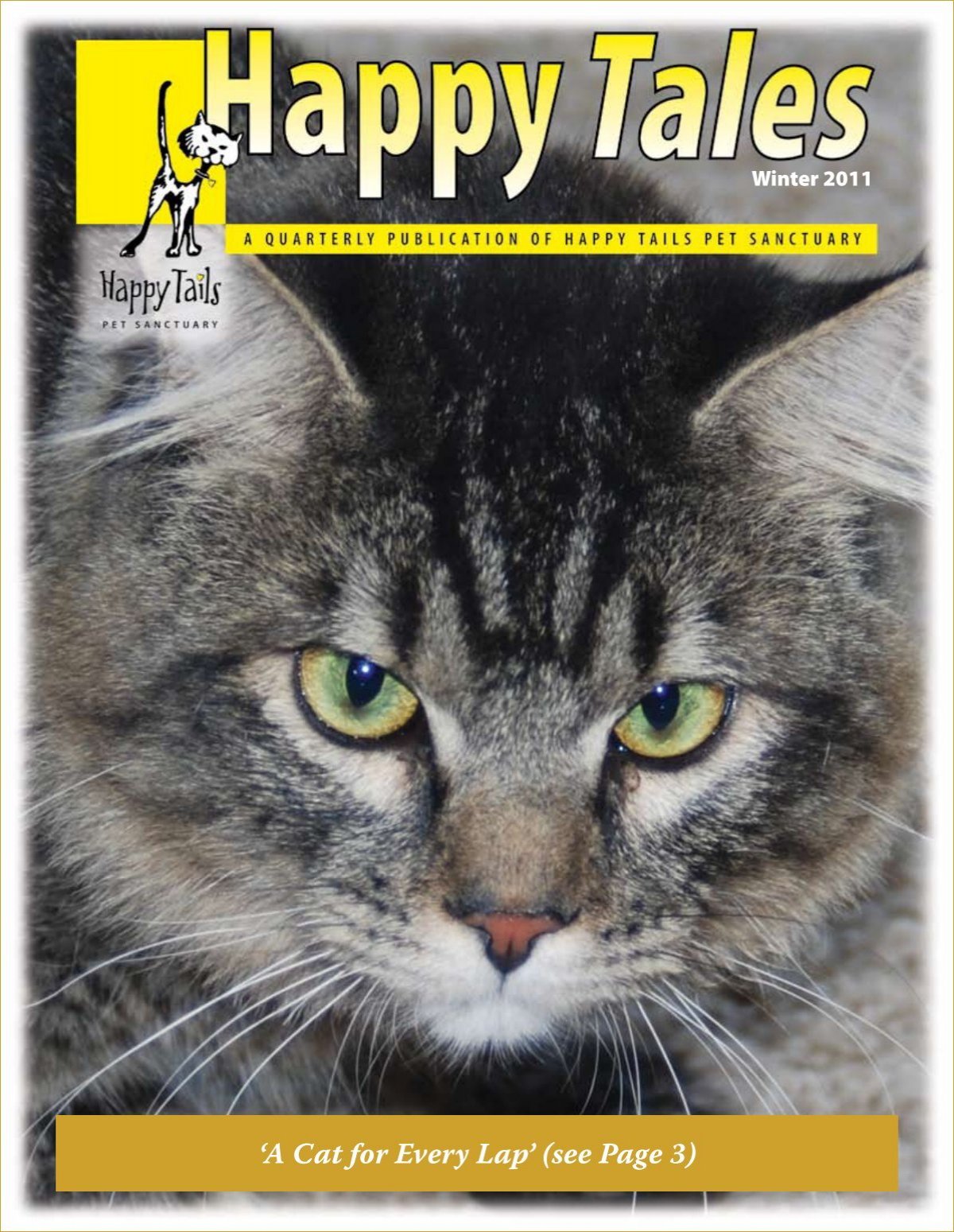 A Cat For Every Lap See Page 3 - Happy Tails - Pet Sanctuary