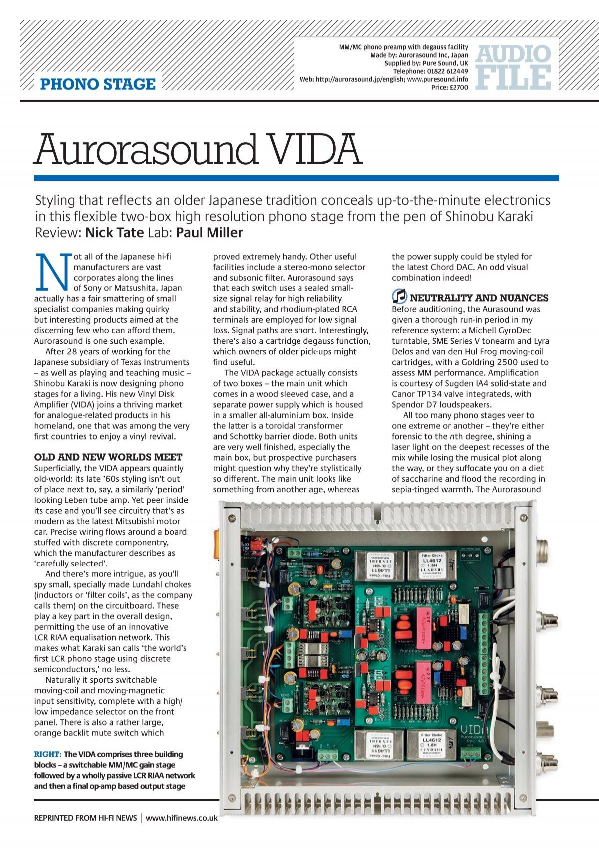 Read the entire review - highend-electronics