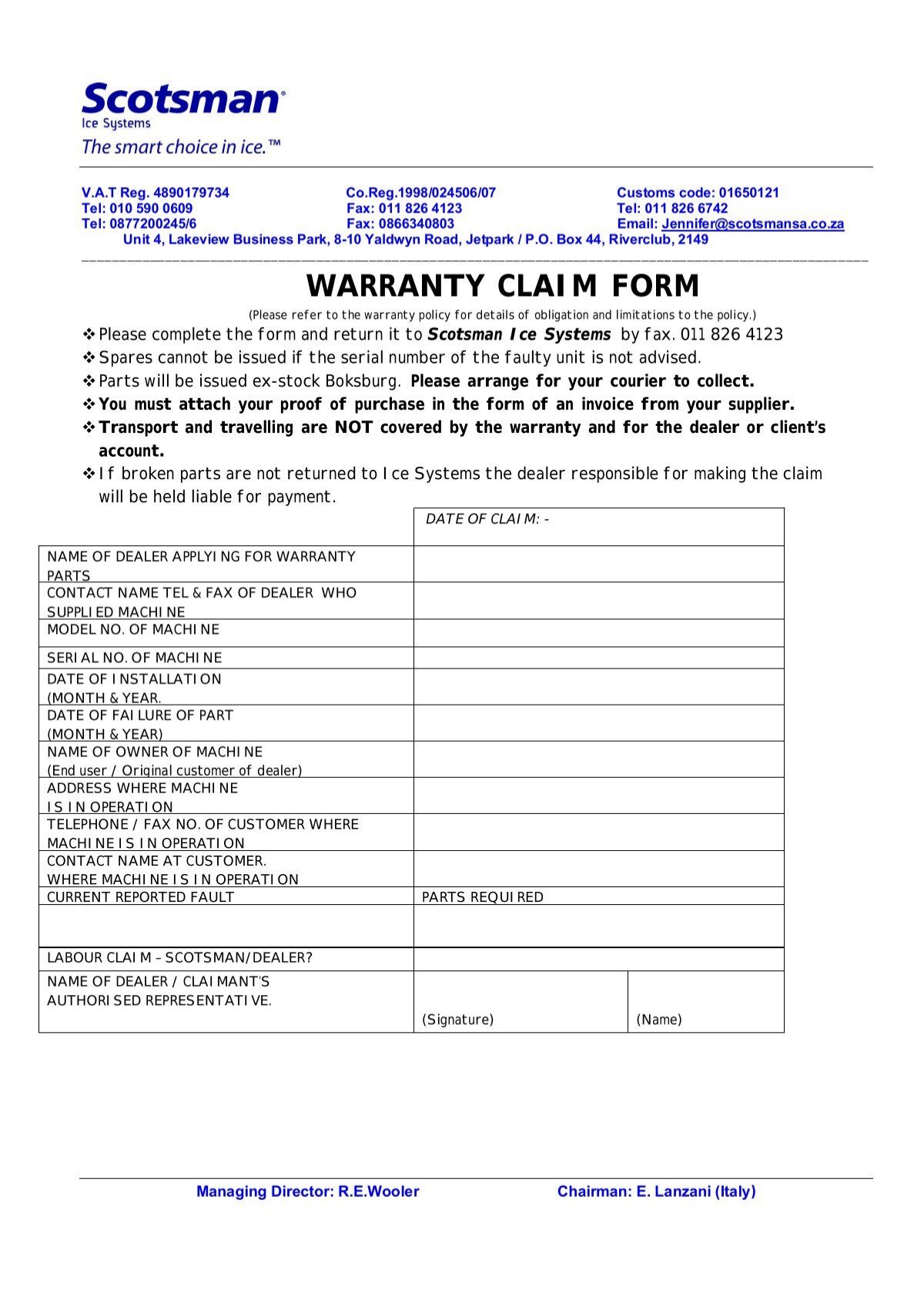 warranty-claim-form-scotsman-ice-systems
