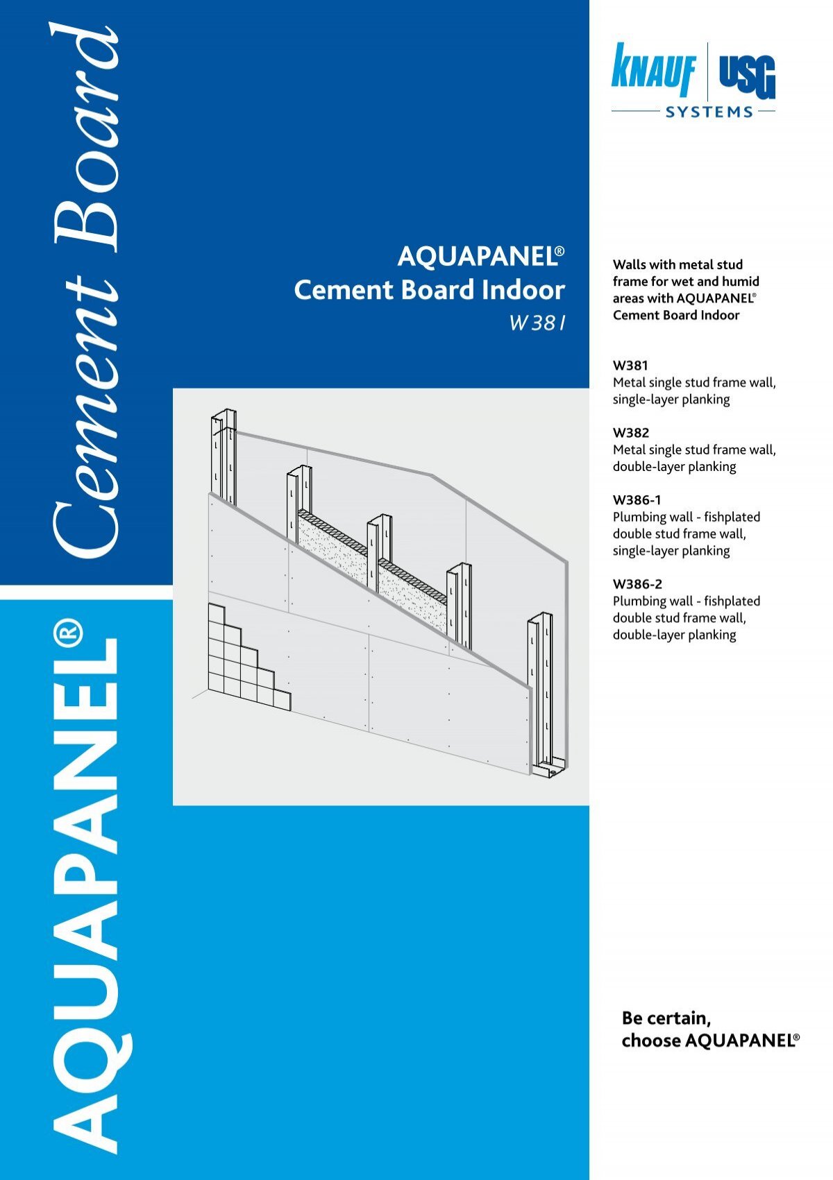 AQUAPANEL® Cement Board Indoor - Knauf