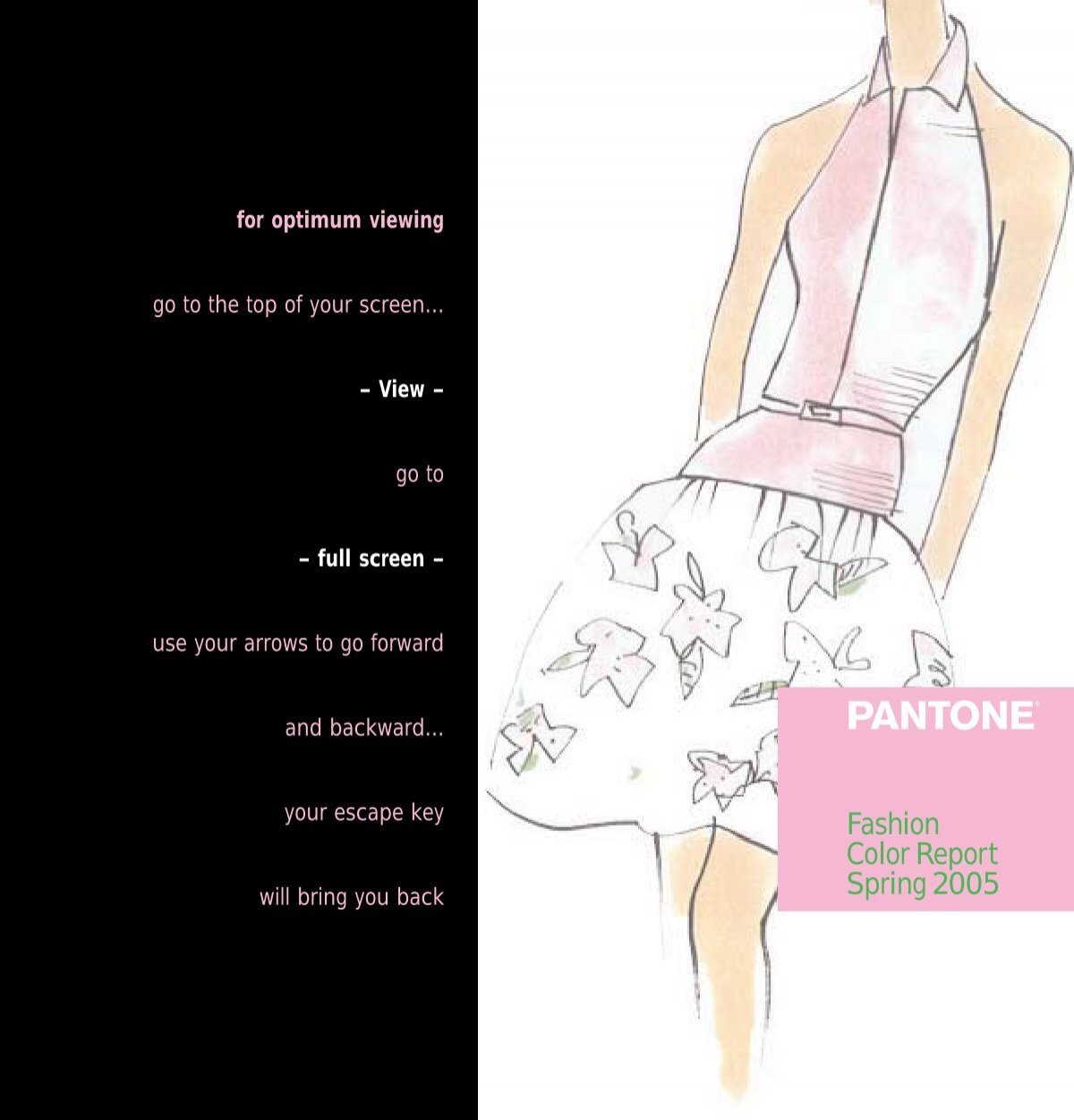 Fashion Color Report Spring 2005 - Pantone