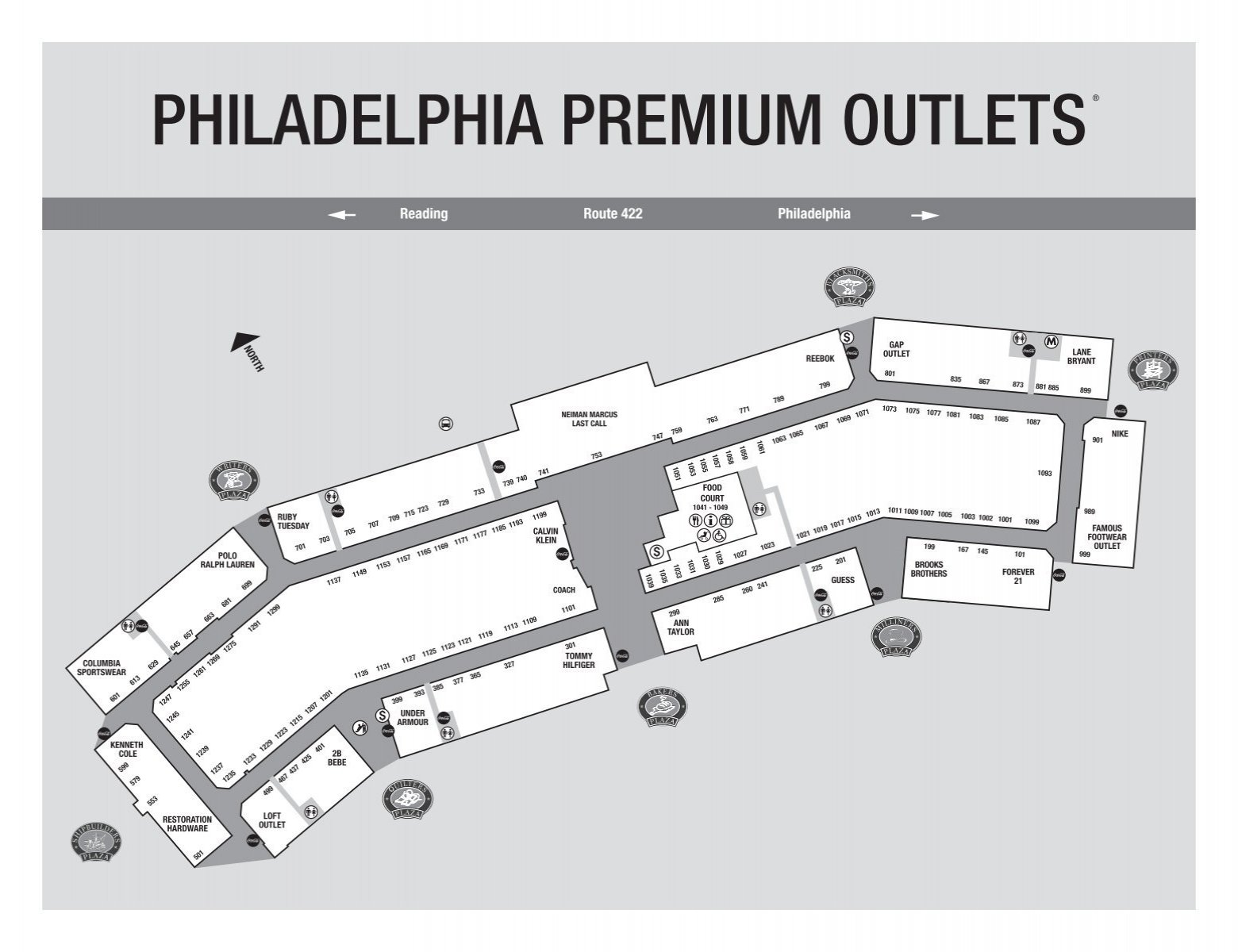 nike philadelphia premium outlets