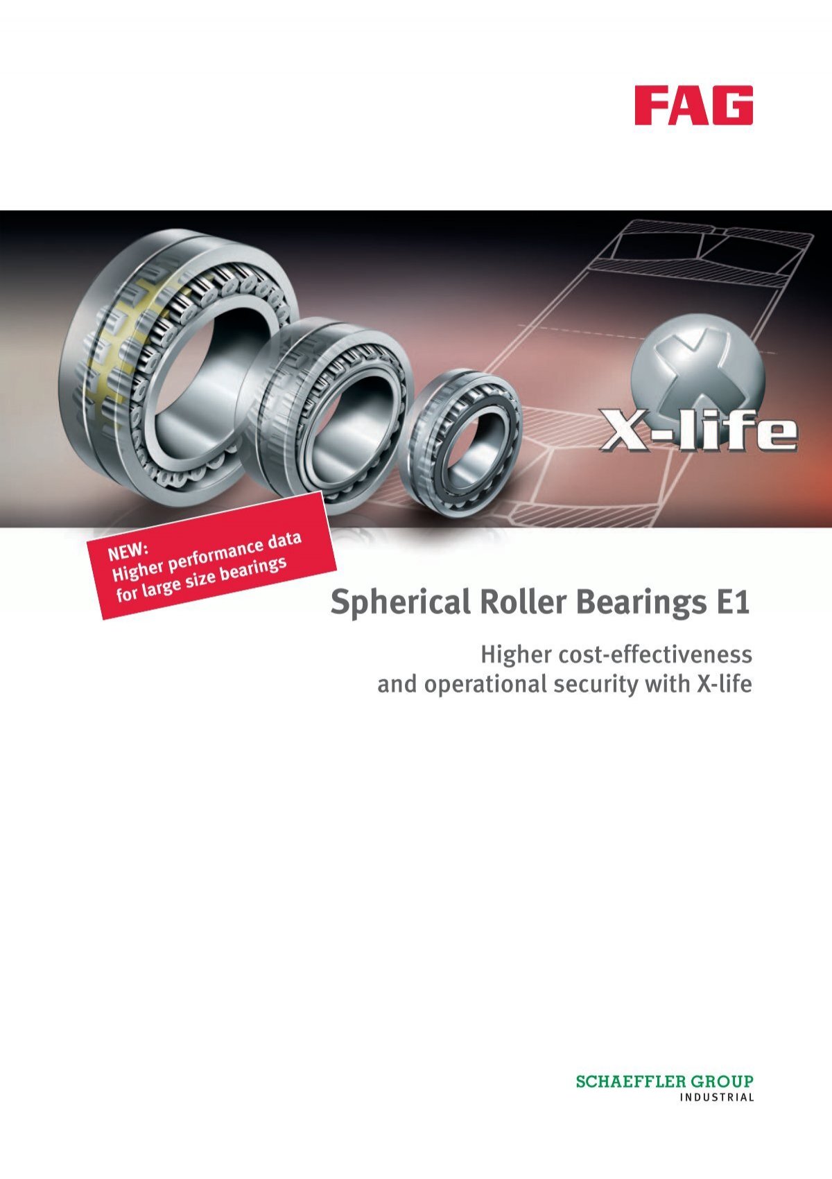 FAG spherical roller bearings E1 - Schaeffler Group