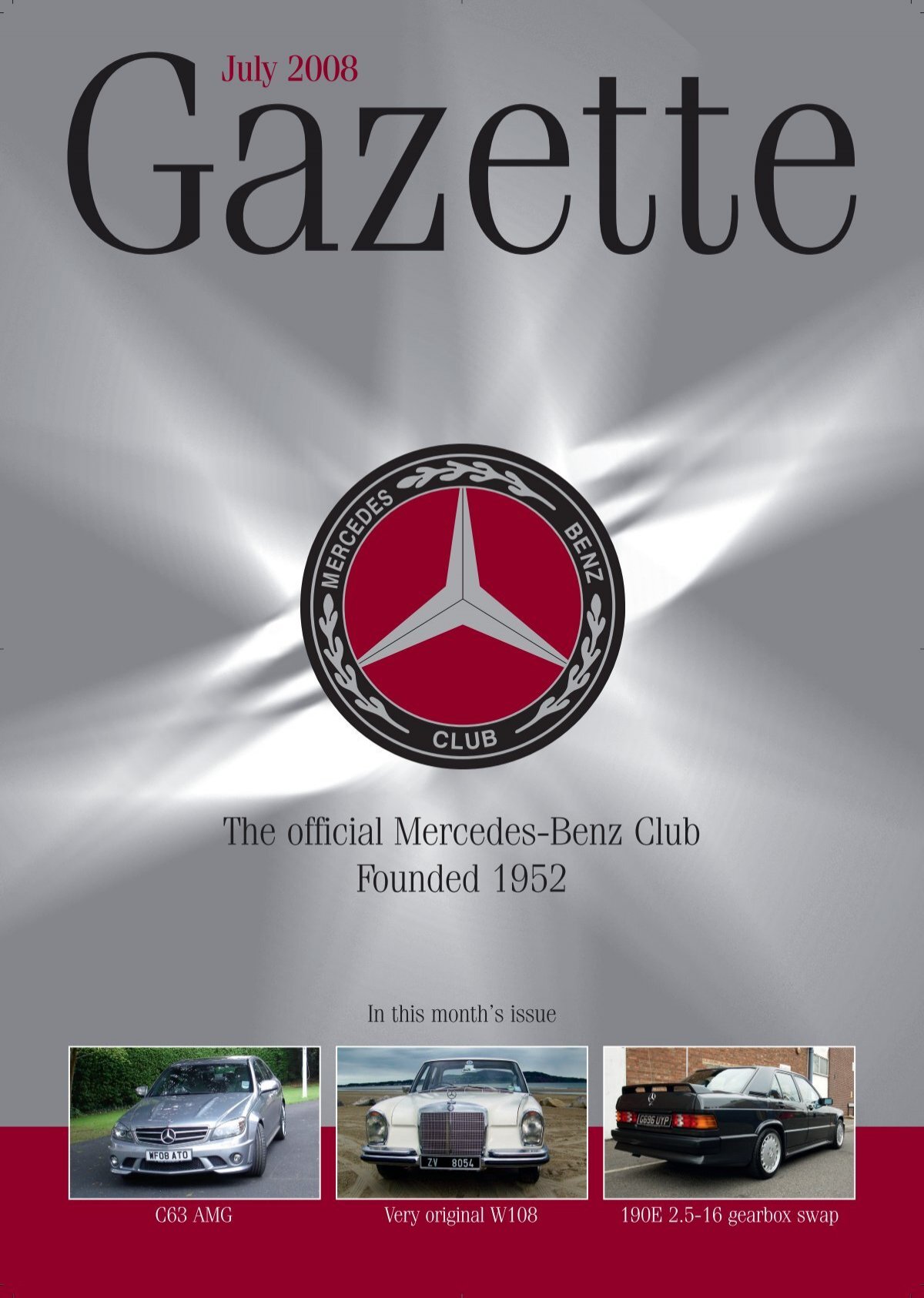 The official Mercedes-Benz Club Founded 1952 - Team Stadler