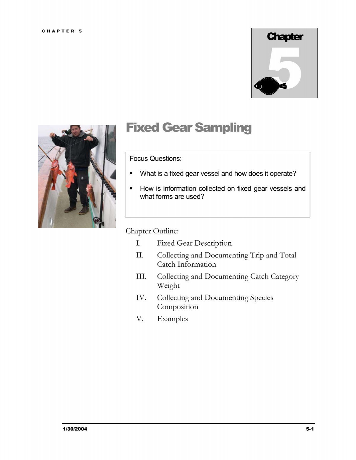 West Coast Groundfish Observer Program Part2 Manual, - NOAA