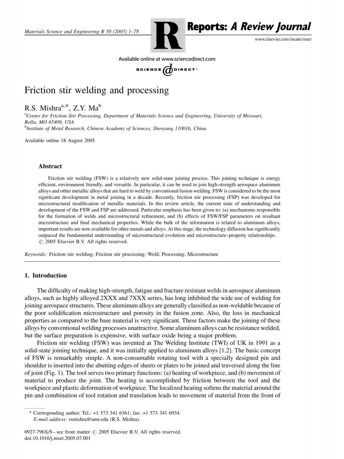 Properties and performance of welded or bonded seams - ScienceDirect