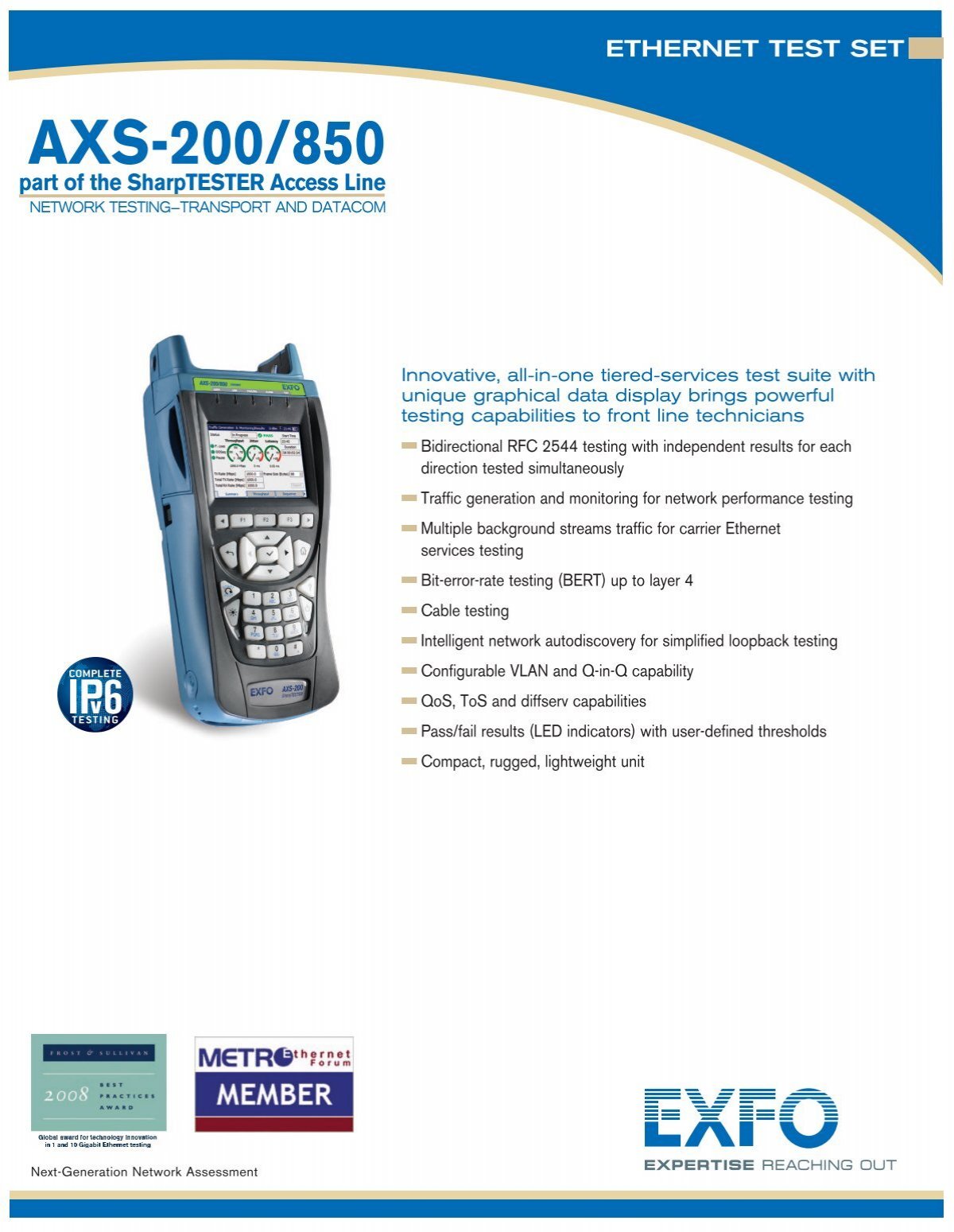 EXFO - AXS-200/850