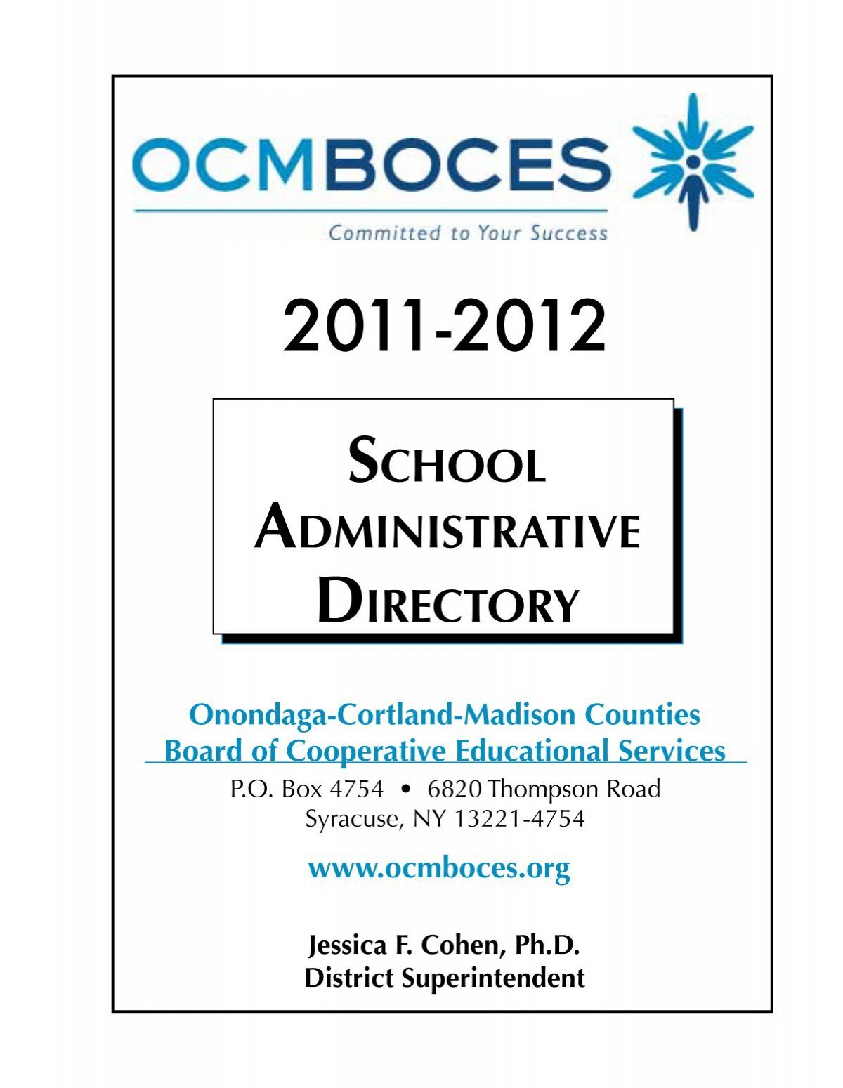 Component Directory Ocm Boces