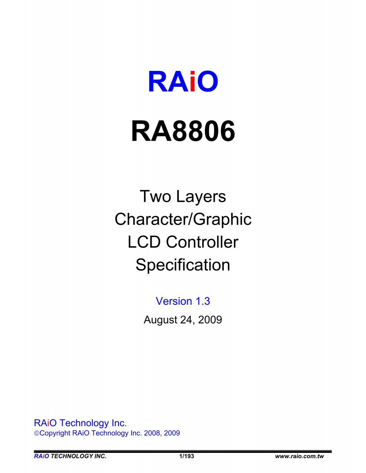 Raio Ra06 Display Future