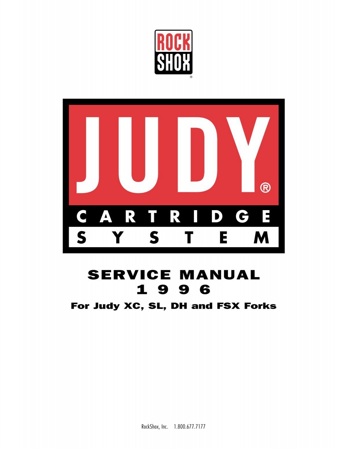 rockshox judy service