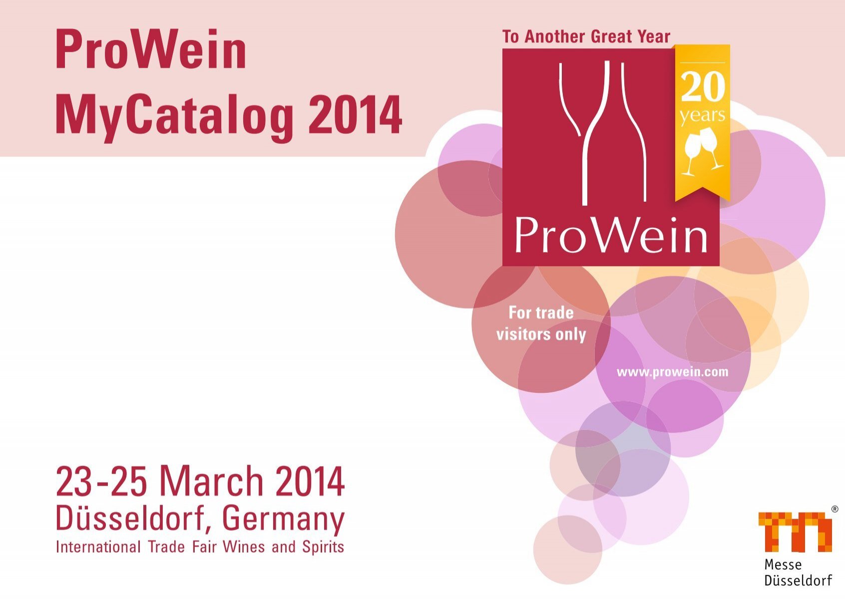 ProWein MyCatalog Weine - und Internationale Fachmesse 2014