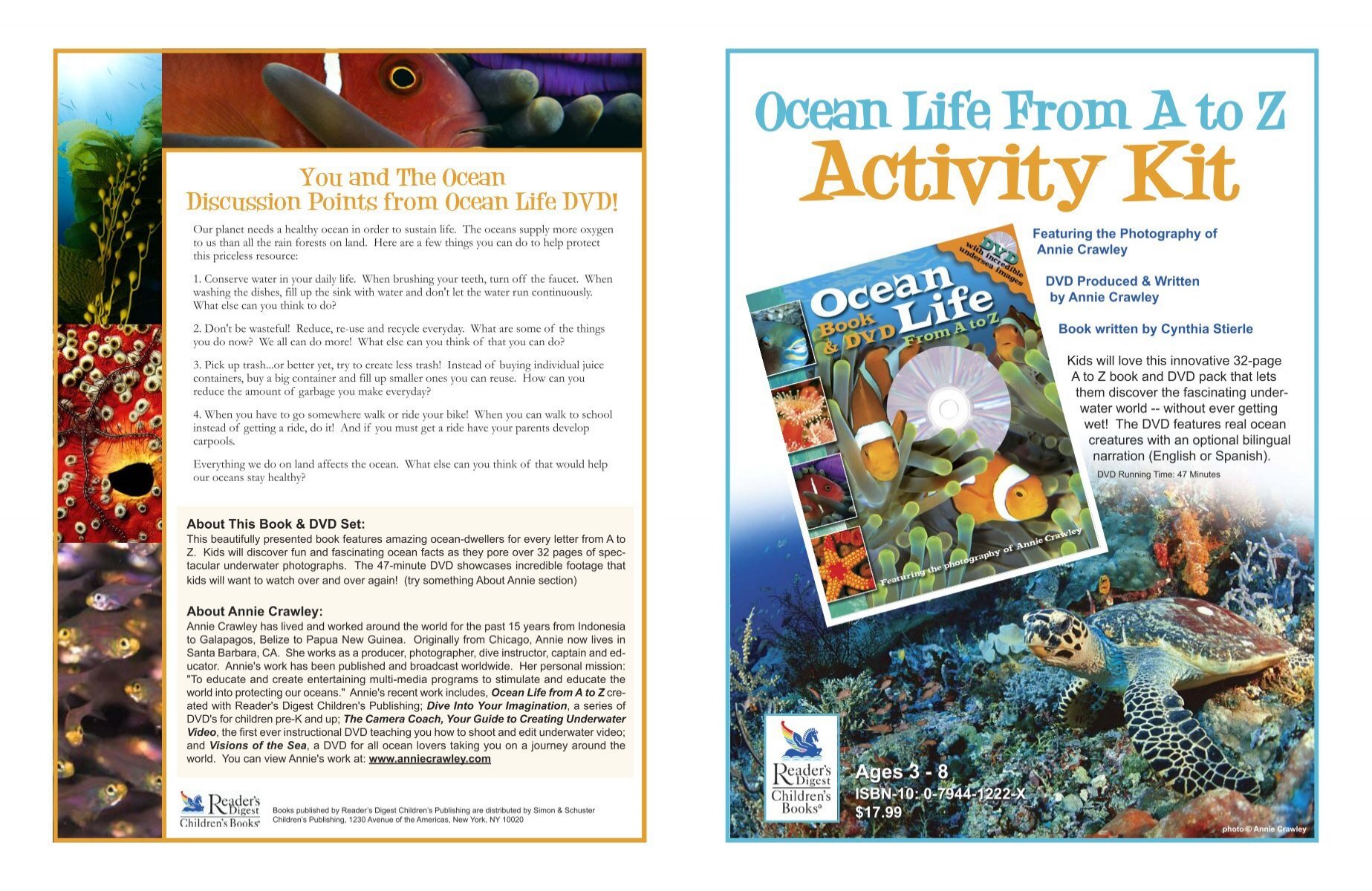 PDF Ocean Life From A to Z Book and DVD Activity - Annie Crawley