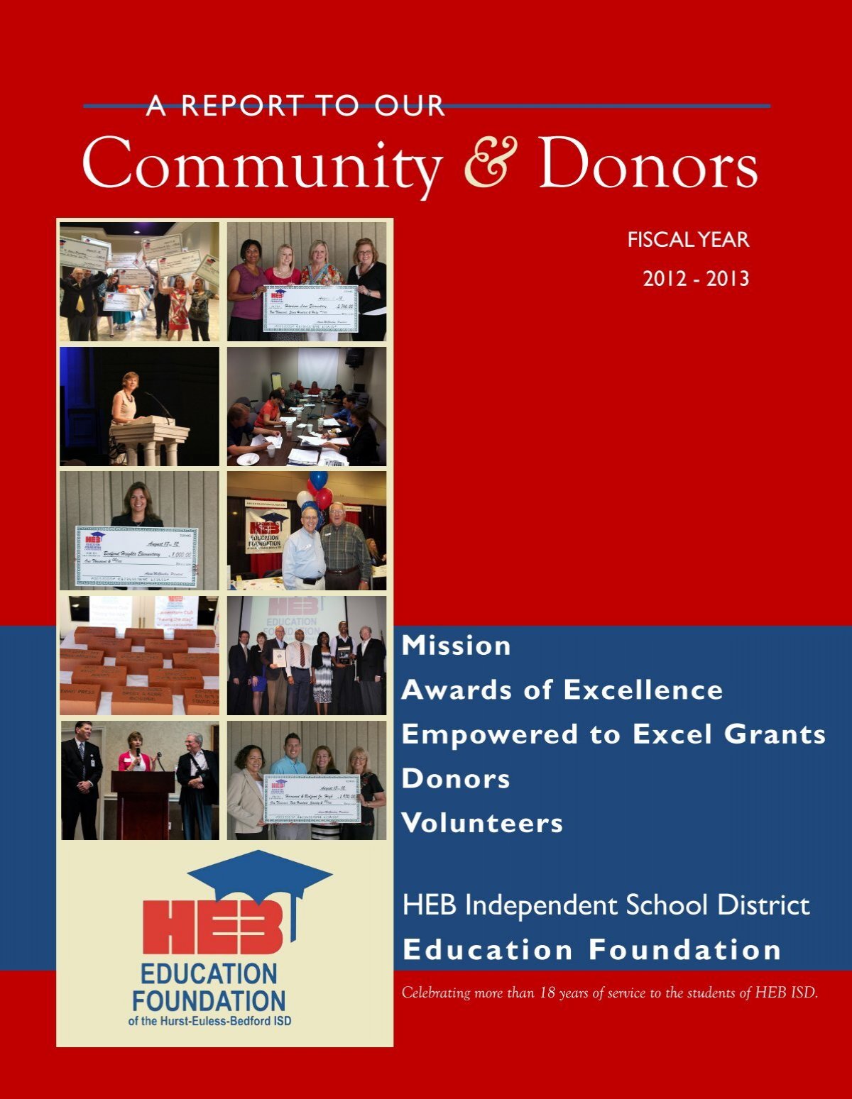 2012 2013 Annual Report Hurst Euless Bedford ISD