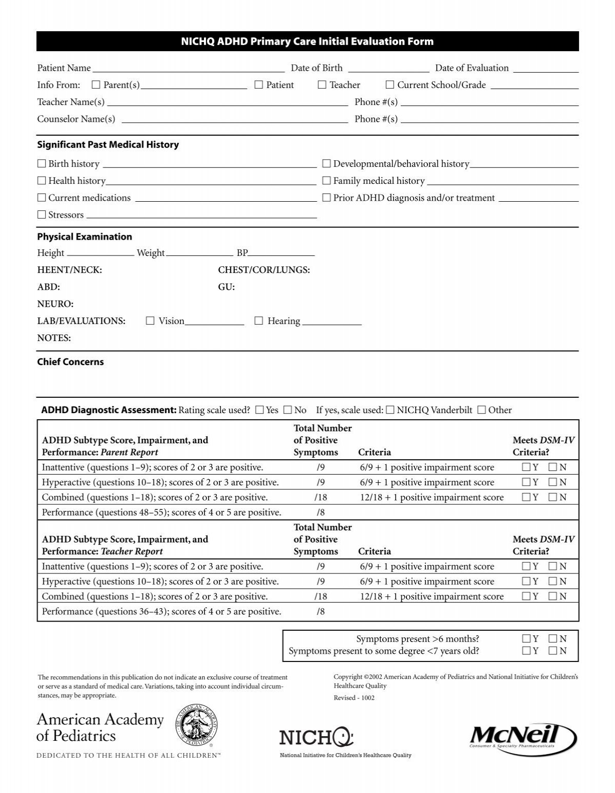 nichq-adhd-primary-care-initial-evaluation-form